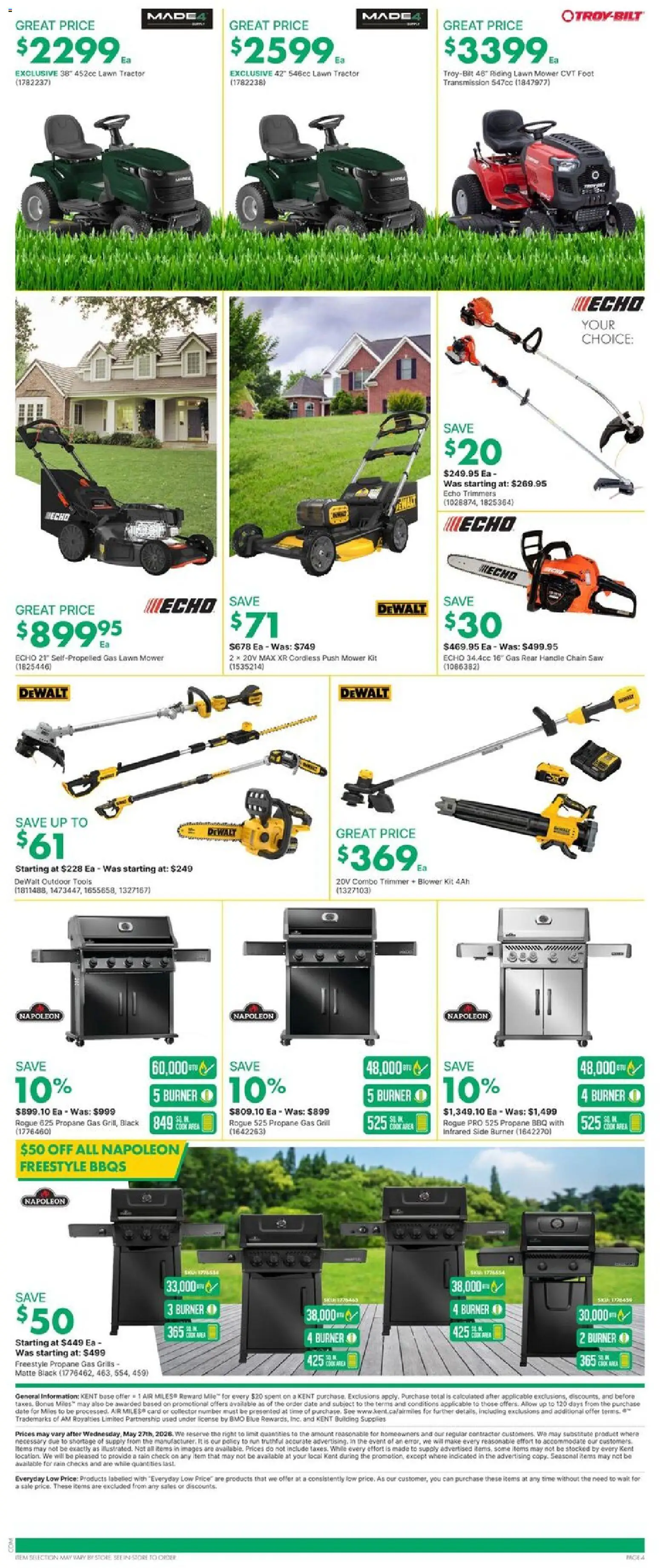 Kent flyer valid from 21.05.2026 | Page: 6 | Products: Grill, Mower
