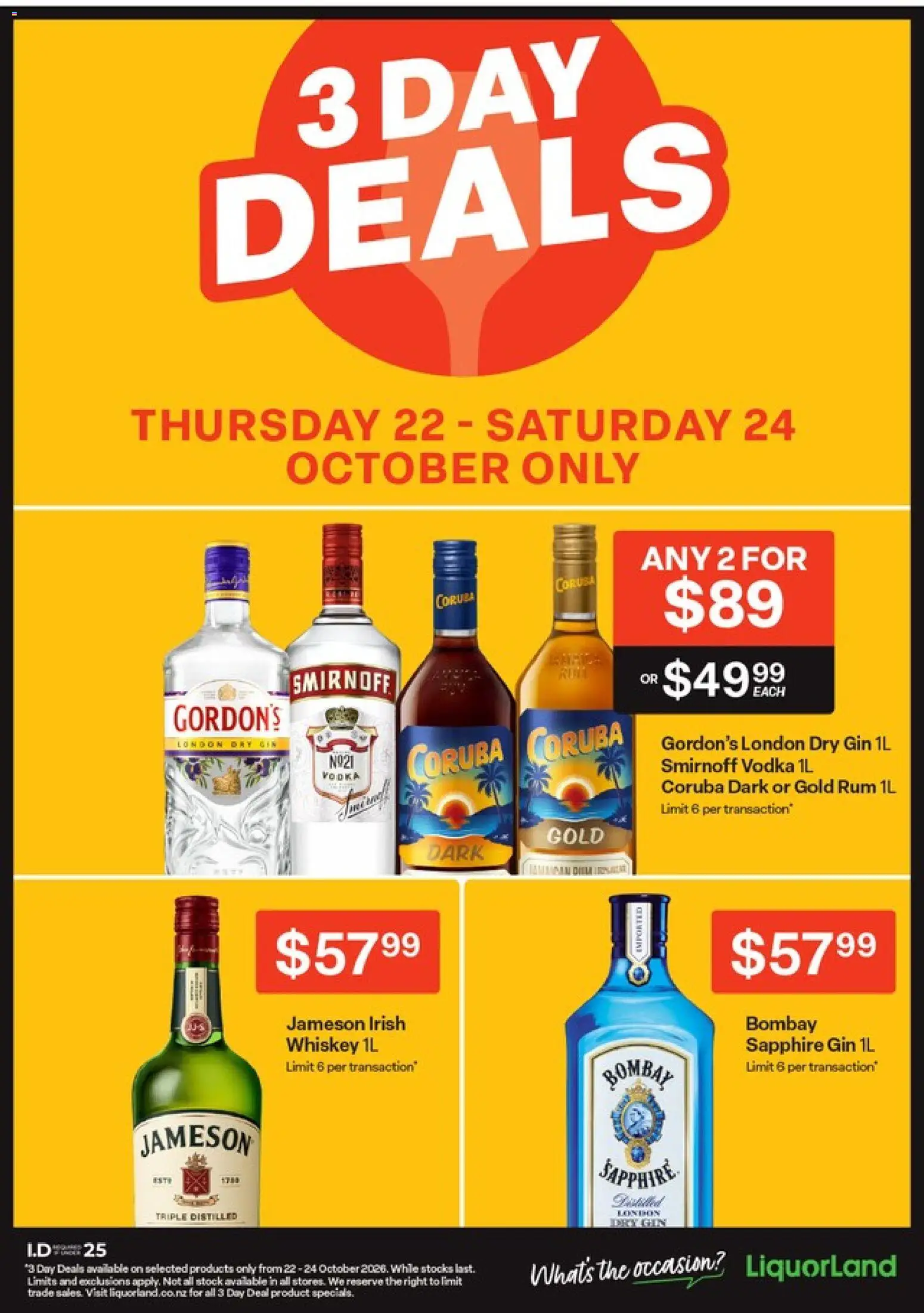Liquorland catalogue from 22 Oct 2026 | Page: 1