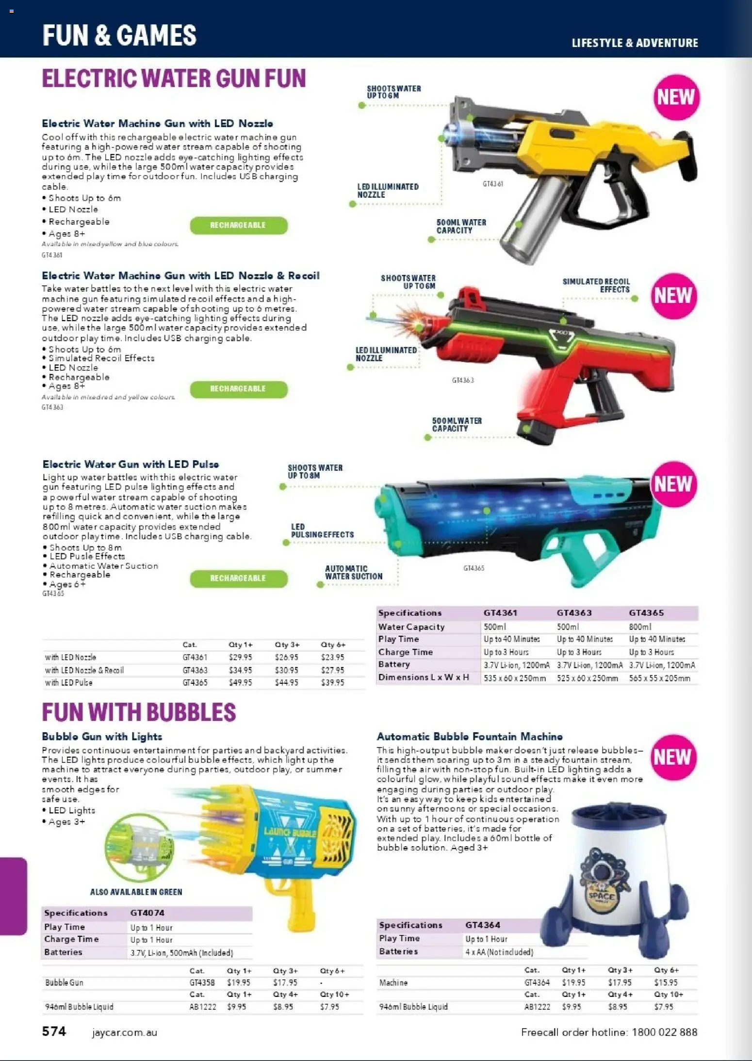Jaycar catalogue - valid from 31/08/2026 | Page: 571 | Products: Light, Water, Batteries, Usb