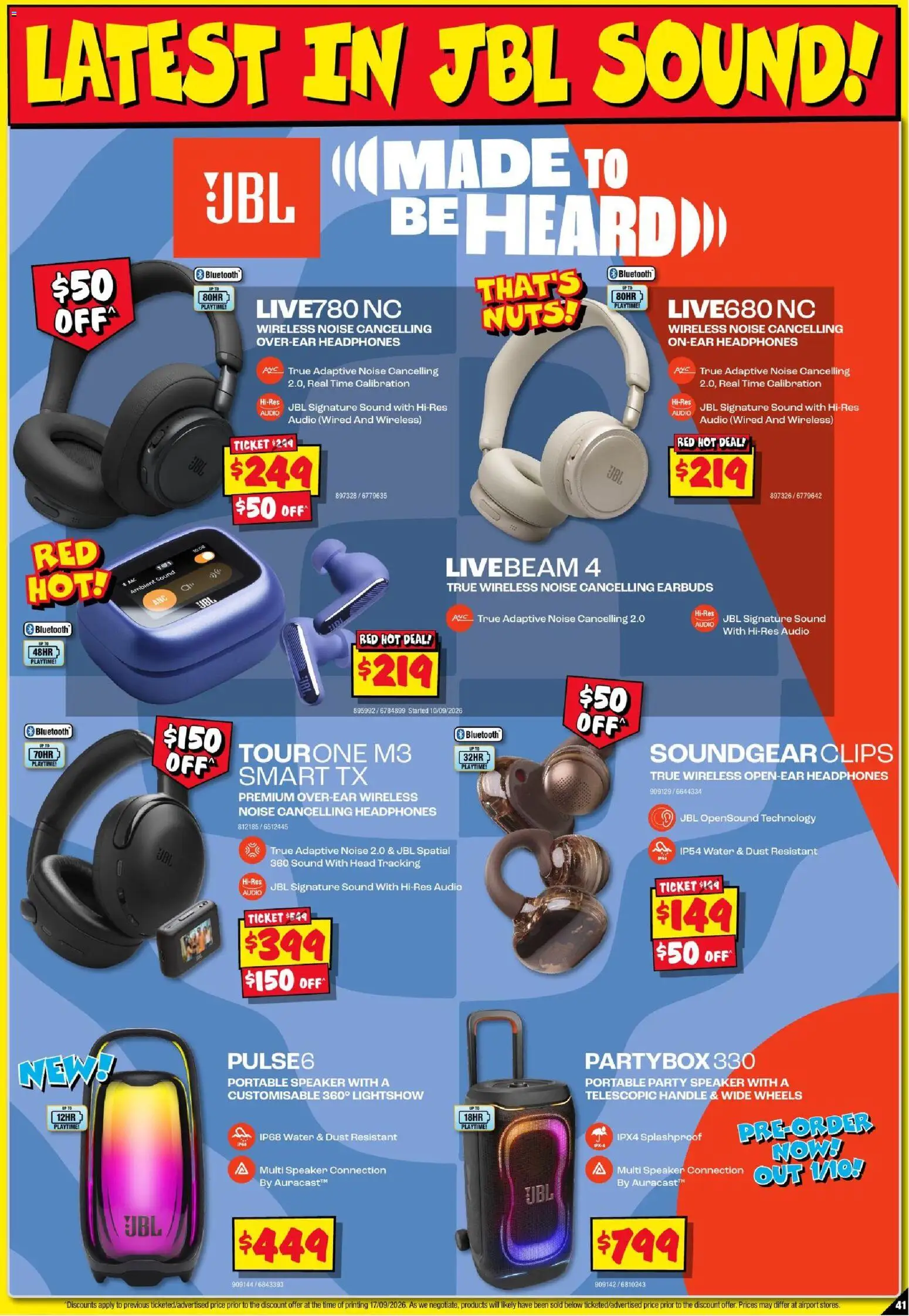 JB Hi-Fi catalogue - valid from 24/09/2026 | Page: 41 | Products: Nuts, Water, Audio, Clips