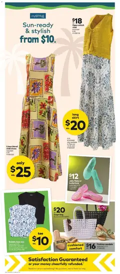 Preview of Fashion sandals, Assorted, 6-10 from shop Giant Tiger valid from 13.05.2026 | Page: 11 | Products: Sandals, Dress, Shoes, Skirt