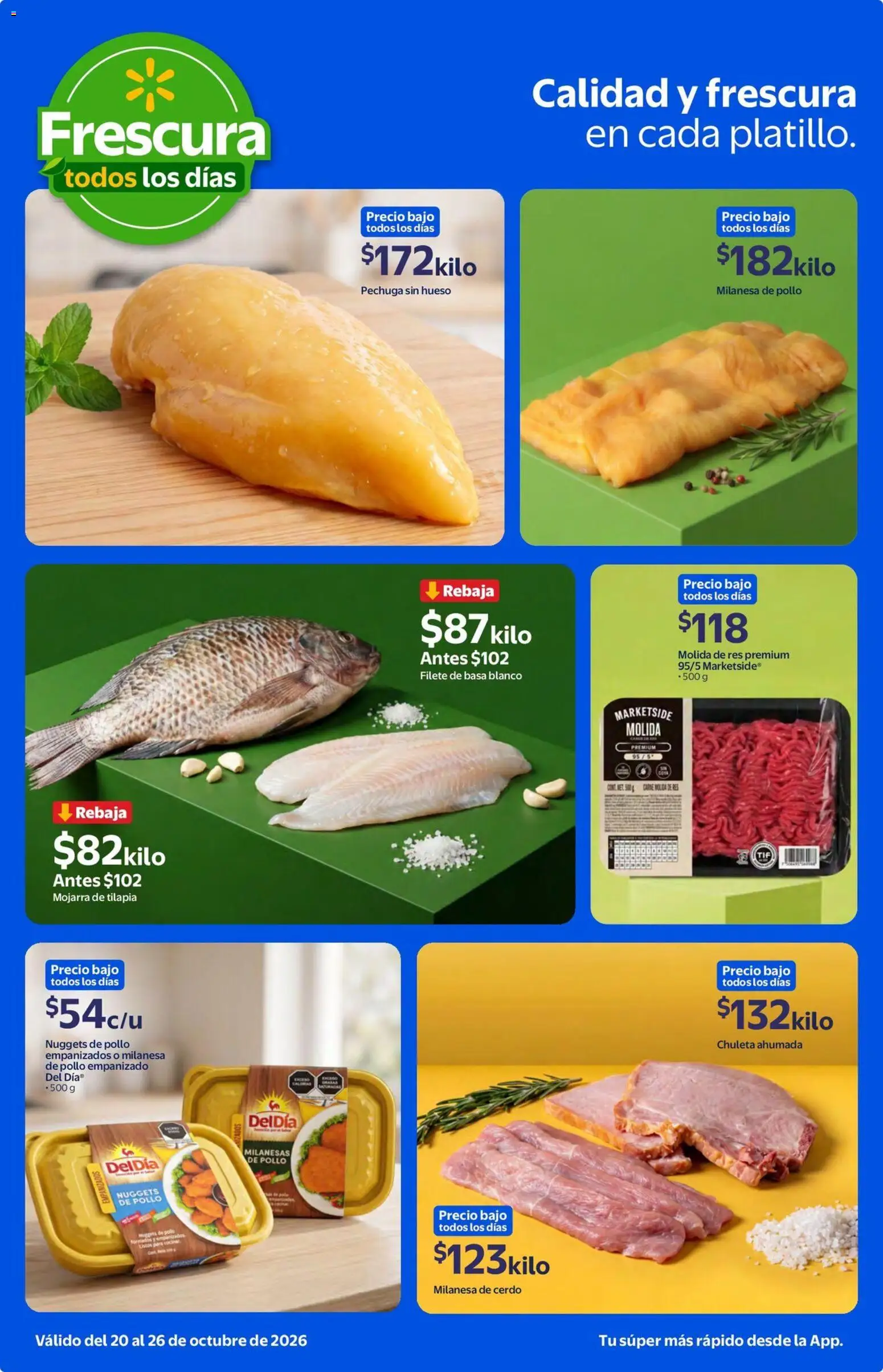 Nuevas ofertas de Walmart Express válidas en toda la República Mexicana desde el 20/10/2026. ¡Encuentra las mejores ofertas en Walmart Express folleto Calidad y frescura a precios bajos todos los días.! | Página: 3