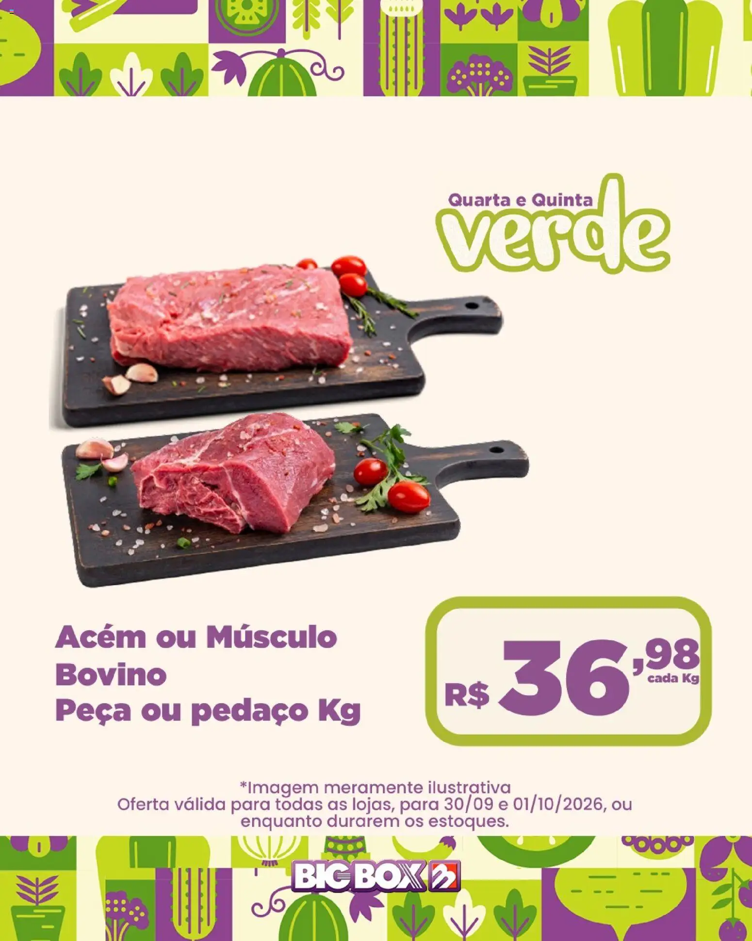 Big Box Folheto - válido de 30/09/2026 | Página: 21 | Produtos: Músculo bovino, Acém