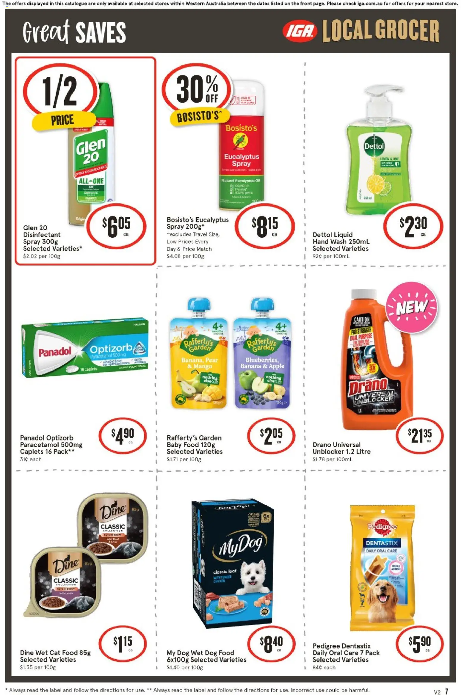 IGA catalogue - valid from 22/07/2026 | Page: 8 | Products: Lamb, Dog food, Lemon, Mango