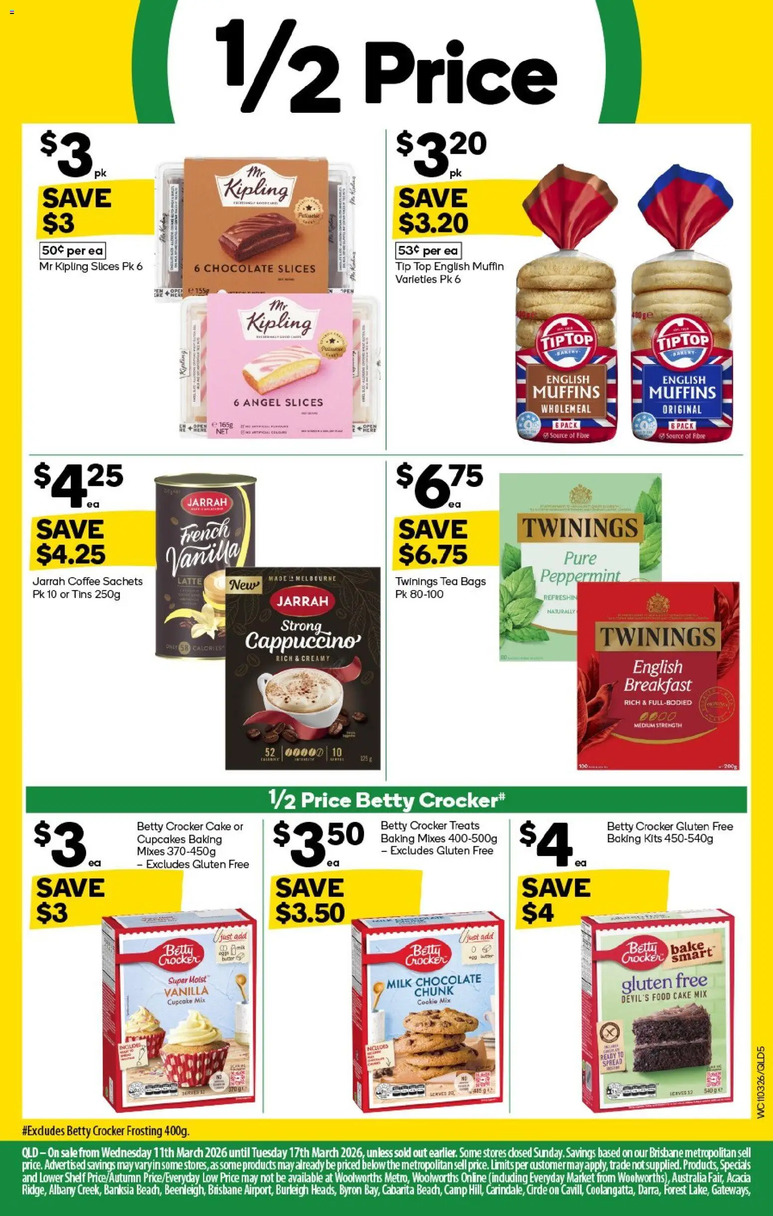 Woolworths catalogue - valid from 11.03.2026 | Page: 5 | Products: Kits, Frosting, Coffee, Muffins