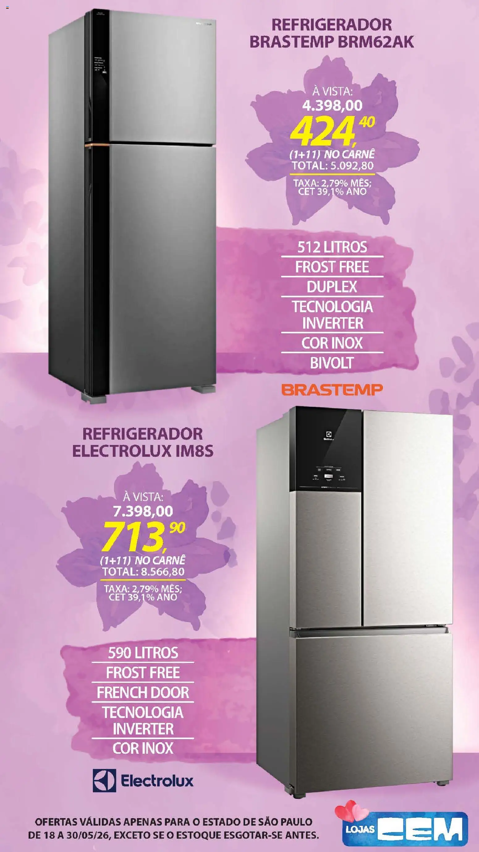 Lojas Cem - Ofertas atuais de 18/05/2026 ? Não perca as melhores promoções! | Brasil