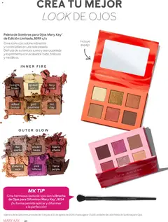 Vista previa de Catálogo Mary Kay Julio Agosto 2026, nuevo folleto de la tienda, válido en México a partir del 01/07/2026 | Página: 24 | Productos: Paleta, Espejo
