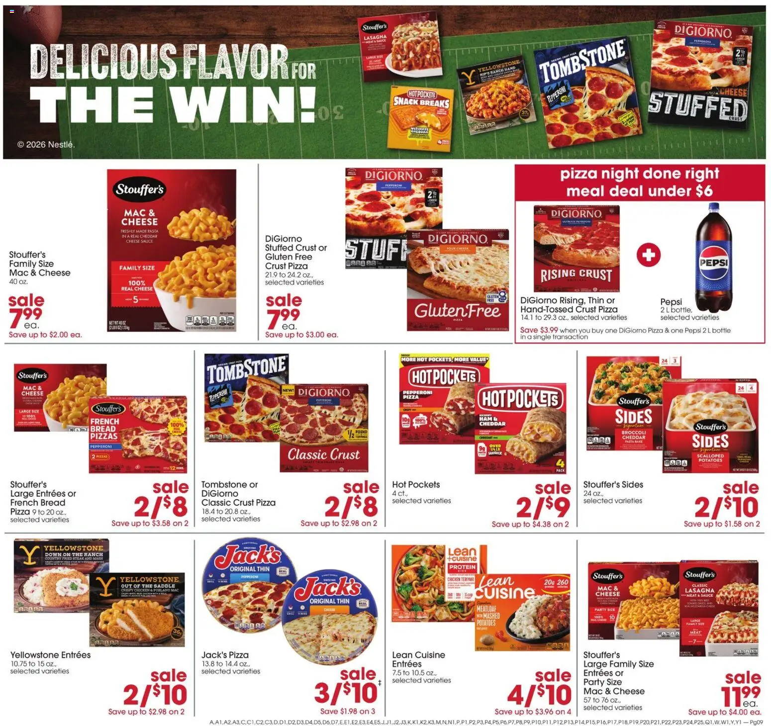 Giant Eagle Weekly Ad - valid from 10/01/2026 | Page: 5 | Products: Broccoli, Pizza, Protein, Steak