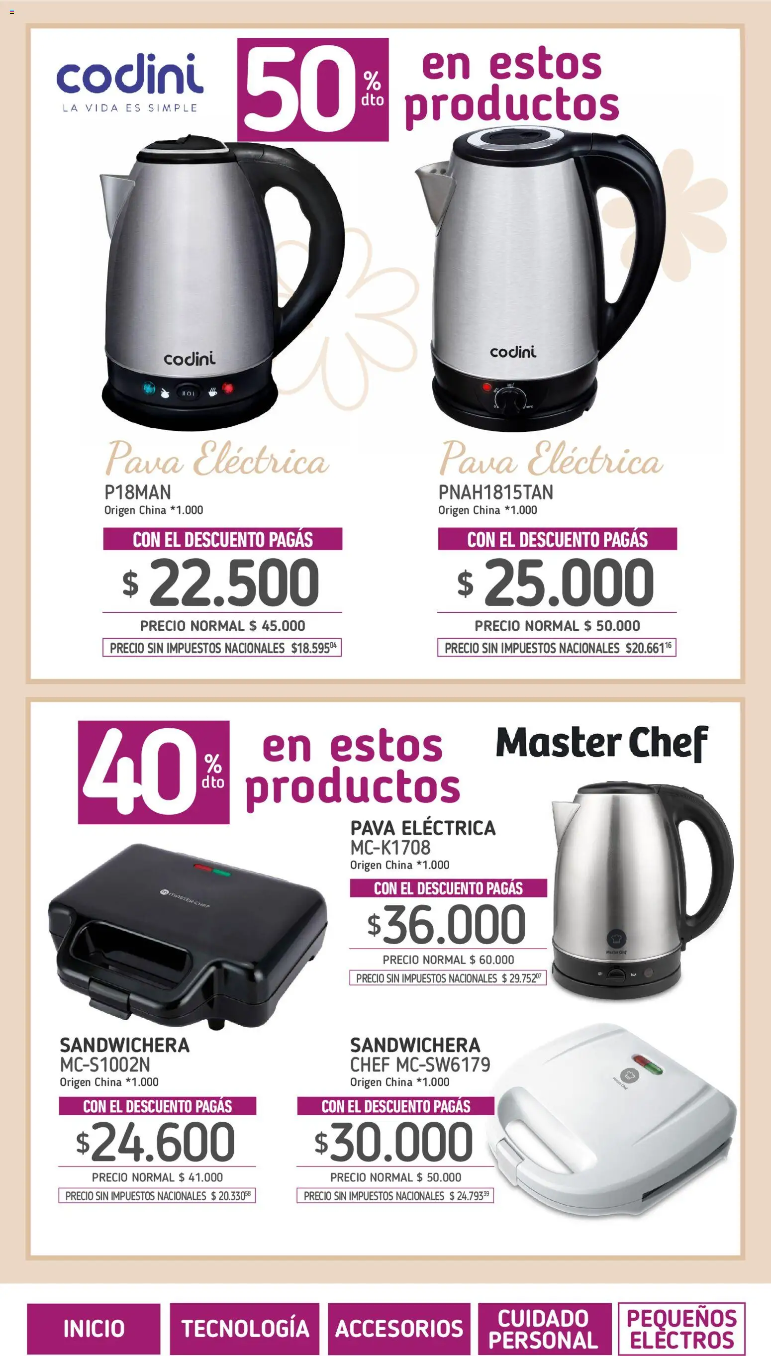 La Anonima - Tecno & Hogar Madre │ válido desde el 08/10/2026 | Página: 17