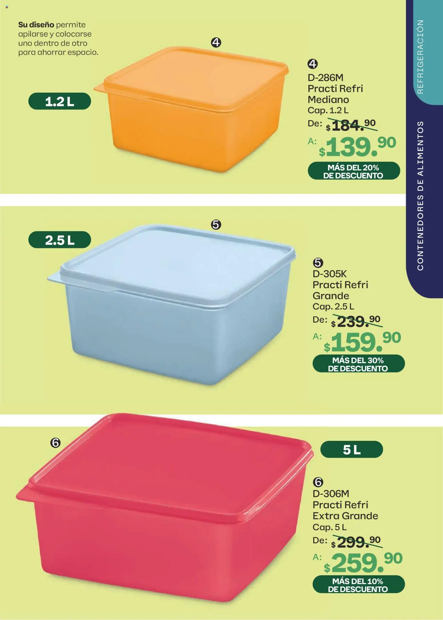 Nuevas ofertas de Tupperware válidas en toda la República Mexicana desde el 10/08/2026. ¡Encuentra las mejores ofertas en Tupperware catálogo! | Página: 57 | Productos: Alimentos