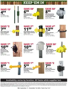 Preview of Rural King weekly ads valid from 09/17/2026 | Page: 10 | Products: Screw