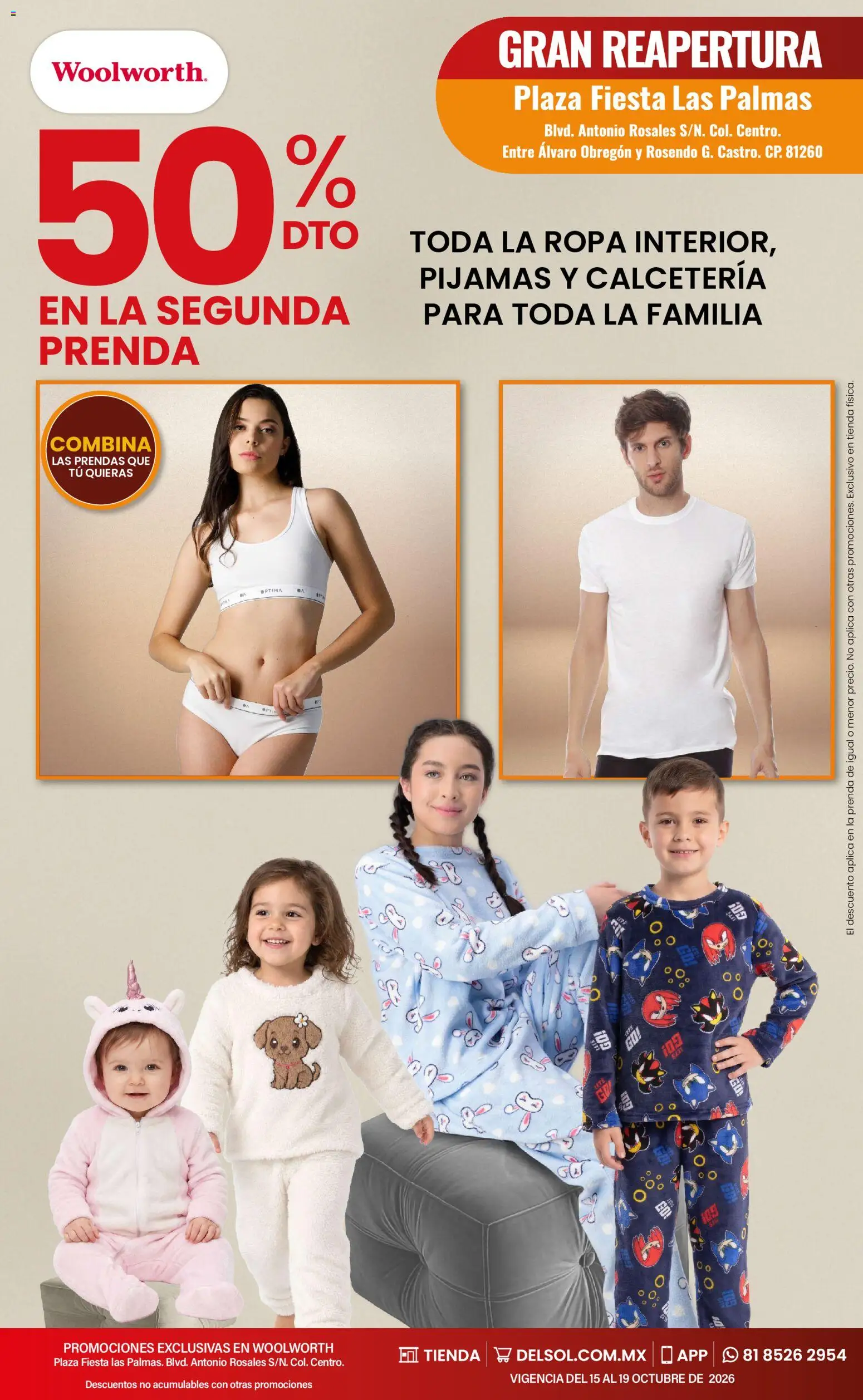 Nuevas ofertas de Del Sol y Woolworth válidas en toda la República Mexicana desde el 15/10/2026. ¡Encuentra las mejores ofertas en Del Sol y Woolworth catálogo 5 Días de Grandes Promociones - Los Mochis! | Página: 4