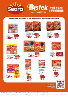 Bistek Supermercados ofertas Seara - Pré-Visualização do folheto da loja Bistek Supermercados, válido de 26/08/2026