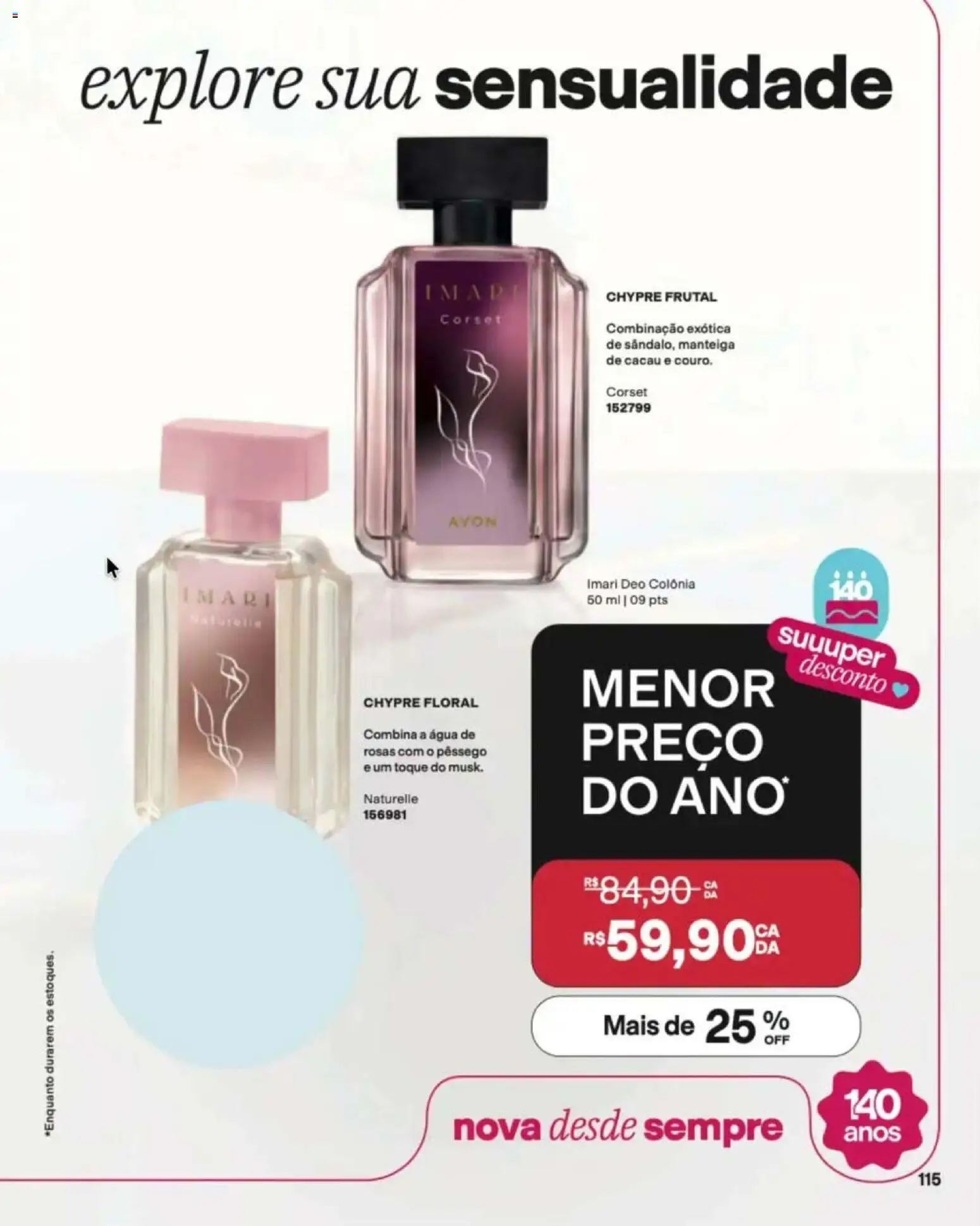 Avon Folheto - válido de 12/10/2026 | Página: 115 | Produtos: Manteiga de cacau, Manteiga, Corset, Água