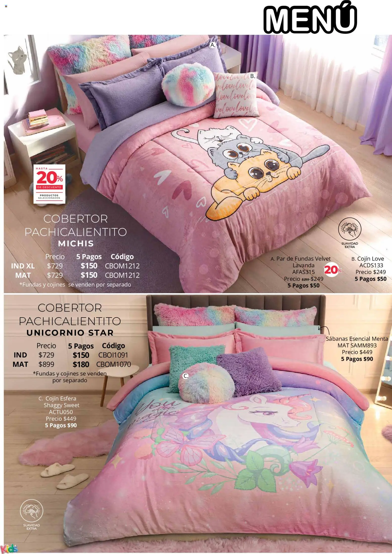 Nuevas ofertas de Colchas Concord válidas en toda la República Mexicana desde el 01/08/2026. ¡Encuentra las mejores ofertas en Colchas Concord catálogo Colección Infantil! | Página: 48 | Productos: Cobertor, Sabanas