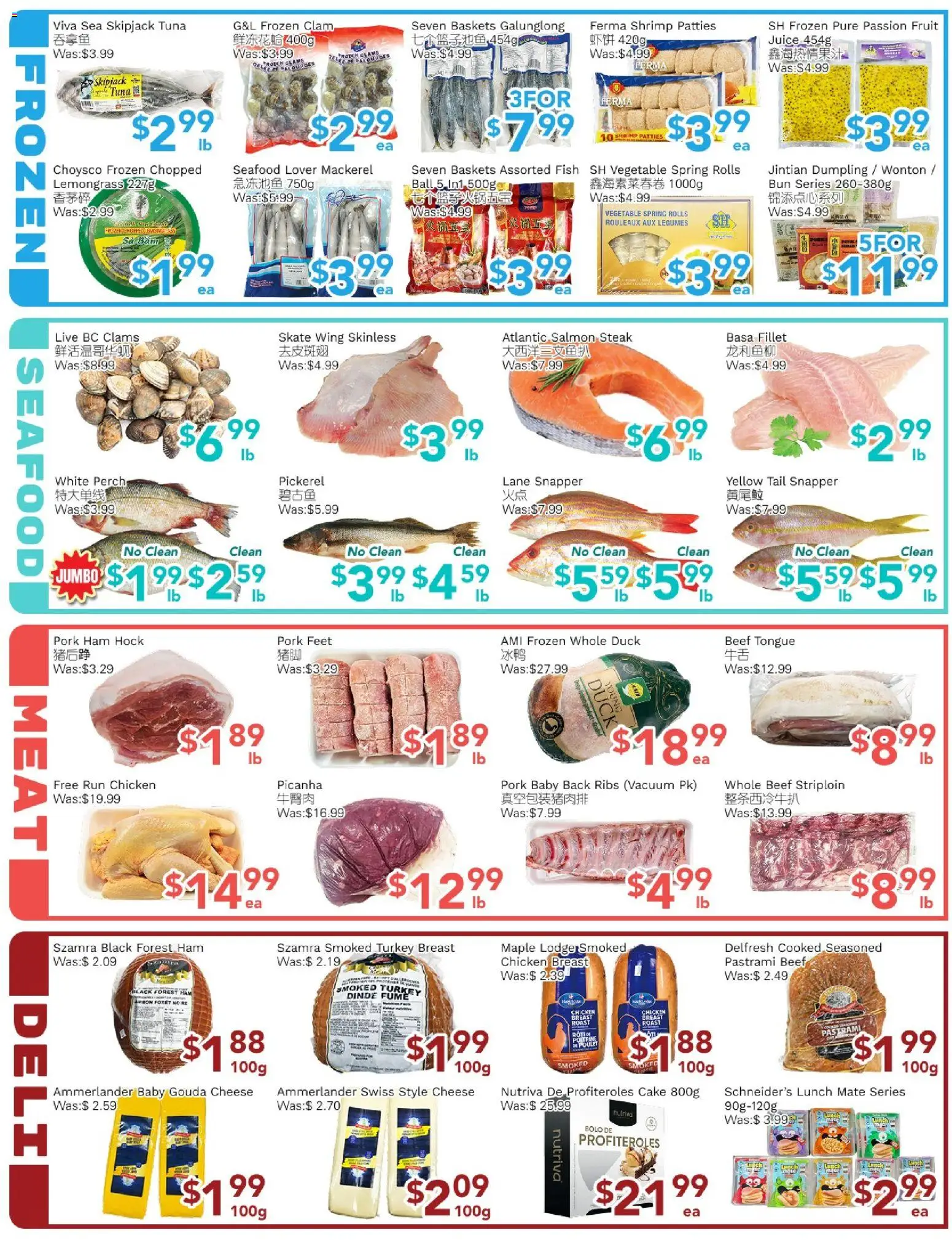 Ample Food Market flyer valid from 17.04.2026 | Page: 4 | Products: Beef, Turkey, Juice, Pork