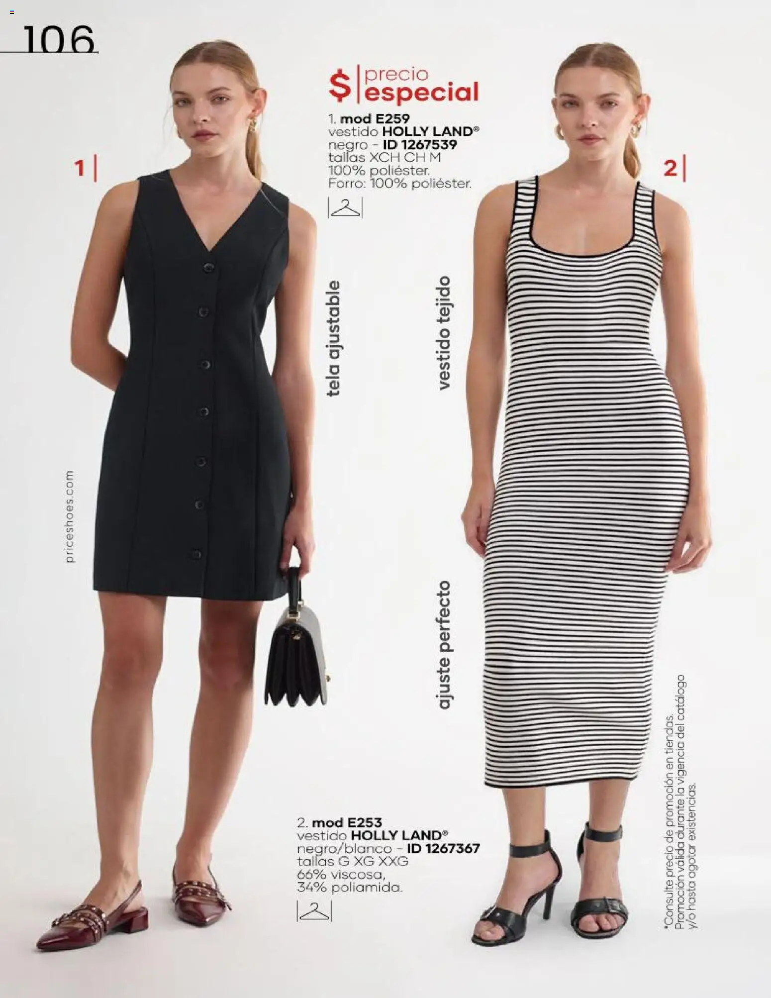 Nuevas ofertas de Price Shoes válidas en toda la República Mexicana desde el 16.06.2026. ¡Encuentra las mejores ofertas en Price Shoes catálogo Cierre de temporada! | Página: 106 | Productos: Vestido