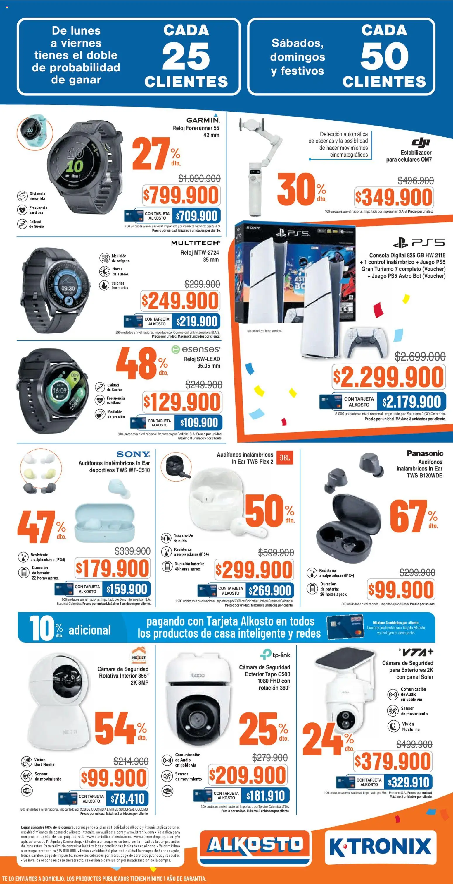 Ktronix revista - valida desde el 11.04.2026 | Página: 9 | Productos: Té, Reloj, Audio, Audífonos