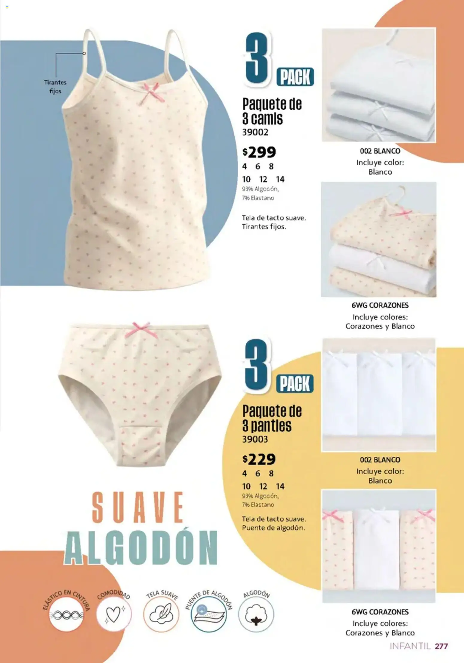 Nuevas ofertas de Ilusión válidas en toda la República Mexicana desde el 01/10/2026. ¡Encuentra las mejores ofertas en Ilusión catálogo Invierno! | Página: 279 | Productos: Algodón, Tirantes