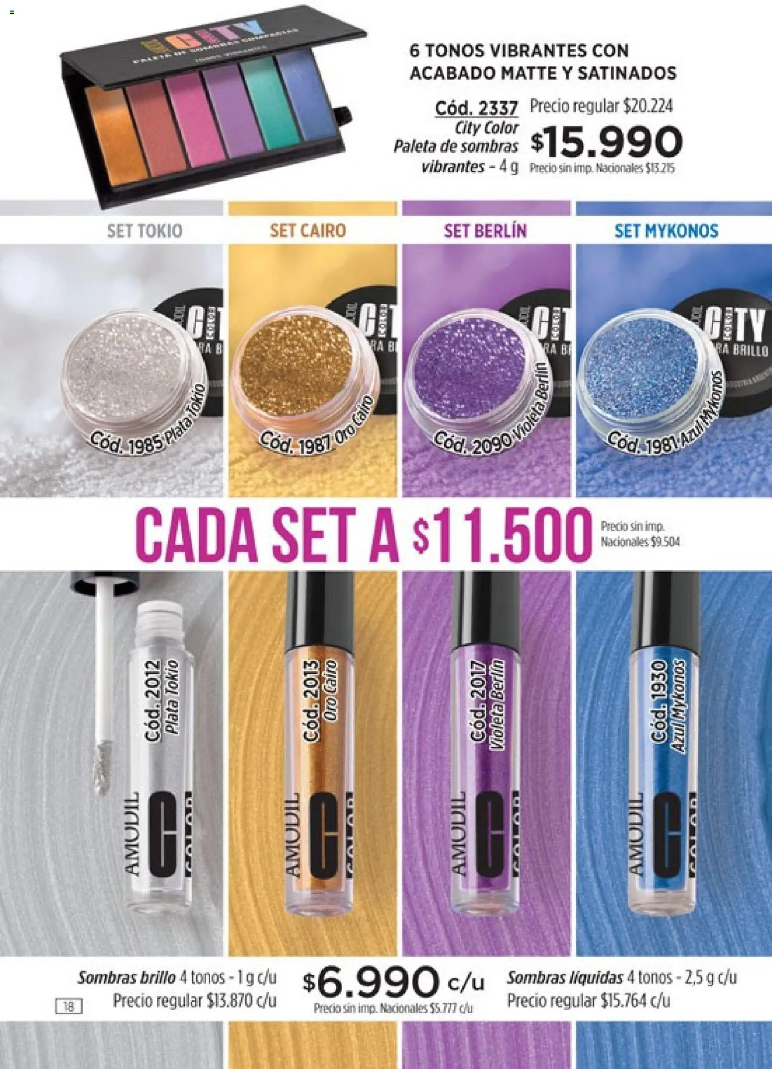 Amodil - Campaña 11 │ válido desde el 01.07.2026 | Página: 18 | Productos: Brillo, Paleta