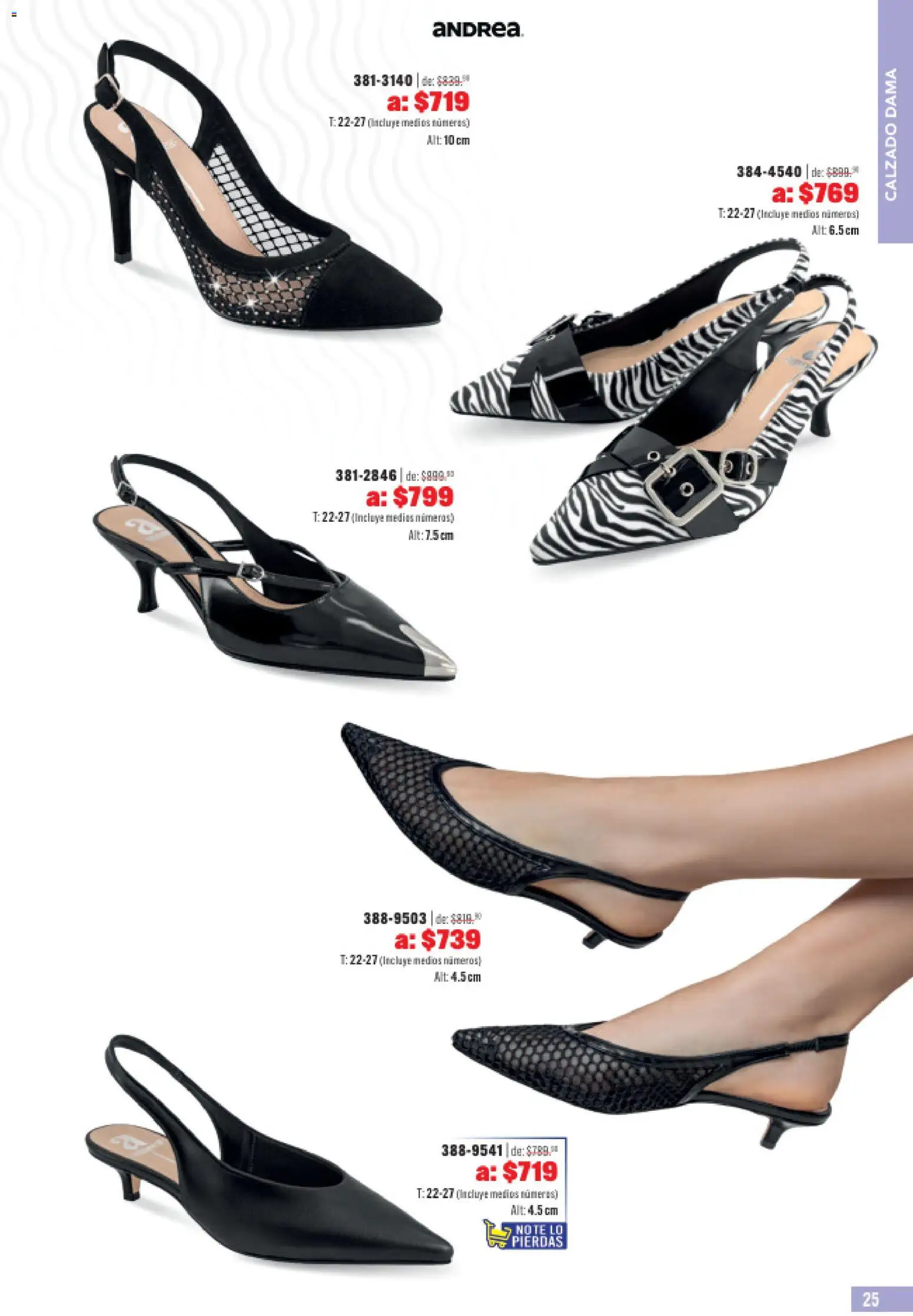 Nuevas ofertas de Andrea válidas en toda la República Mexicana desde el 31.05.2026. ¡Encuentra las mejores ofertas en Andrea catálogo Outlet! | Página: 25