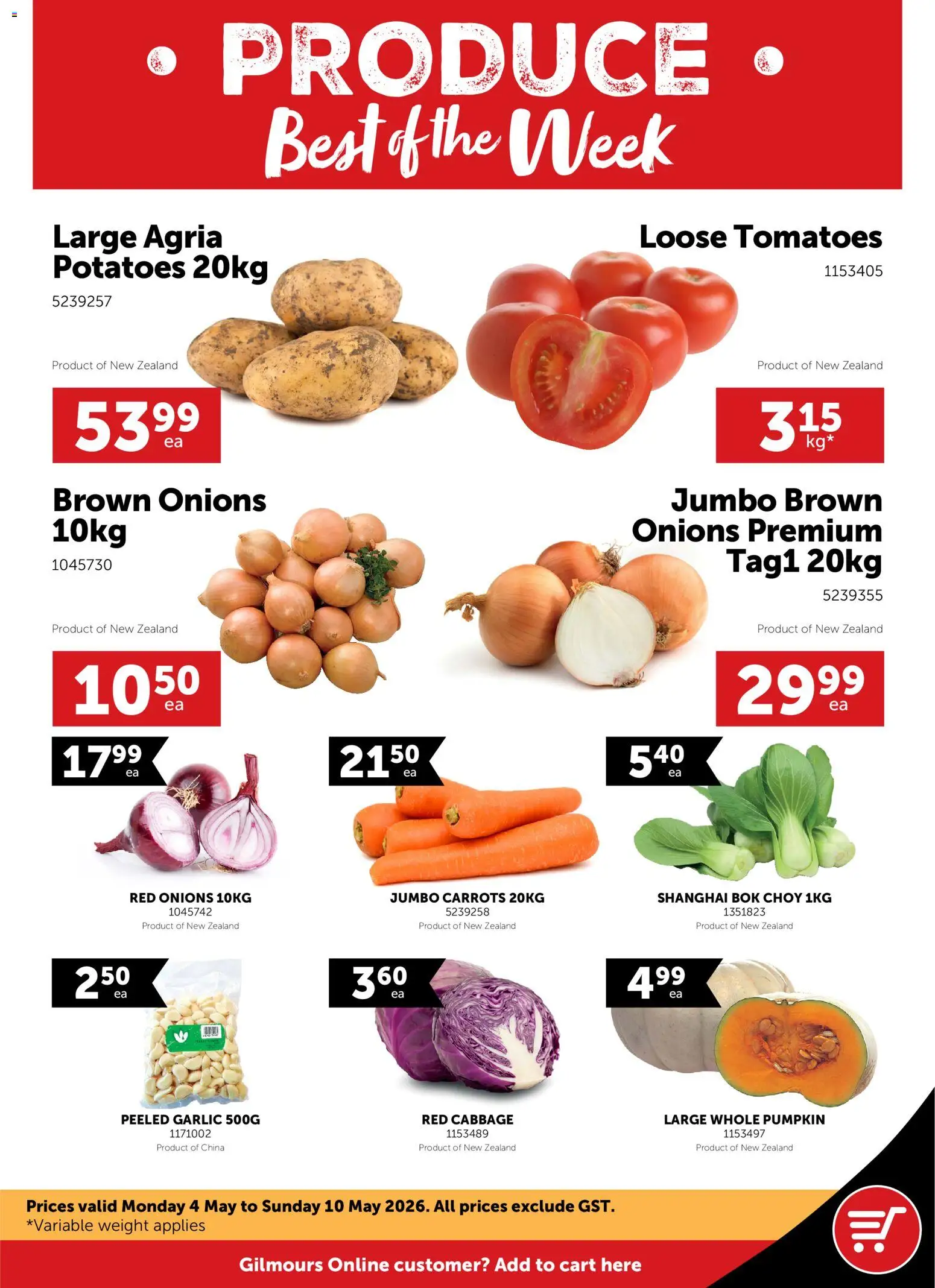 Gilmours catalogue from 04.05.2026 | Page: 1
