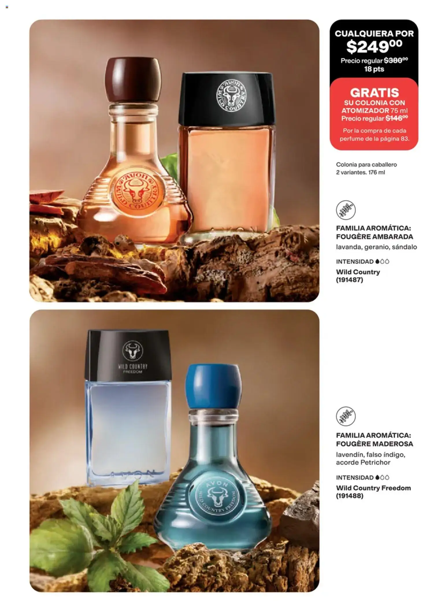 Nuevas ofertas de AVON válidas en toda la República Mexicana desde el 02/10/2026. ¡Encuentra las mejores ofertas en AVON campaña 15 2026! | Página: 83 | Productos: Perfume