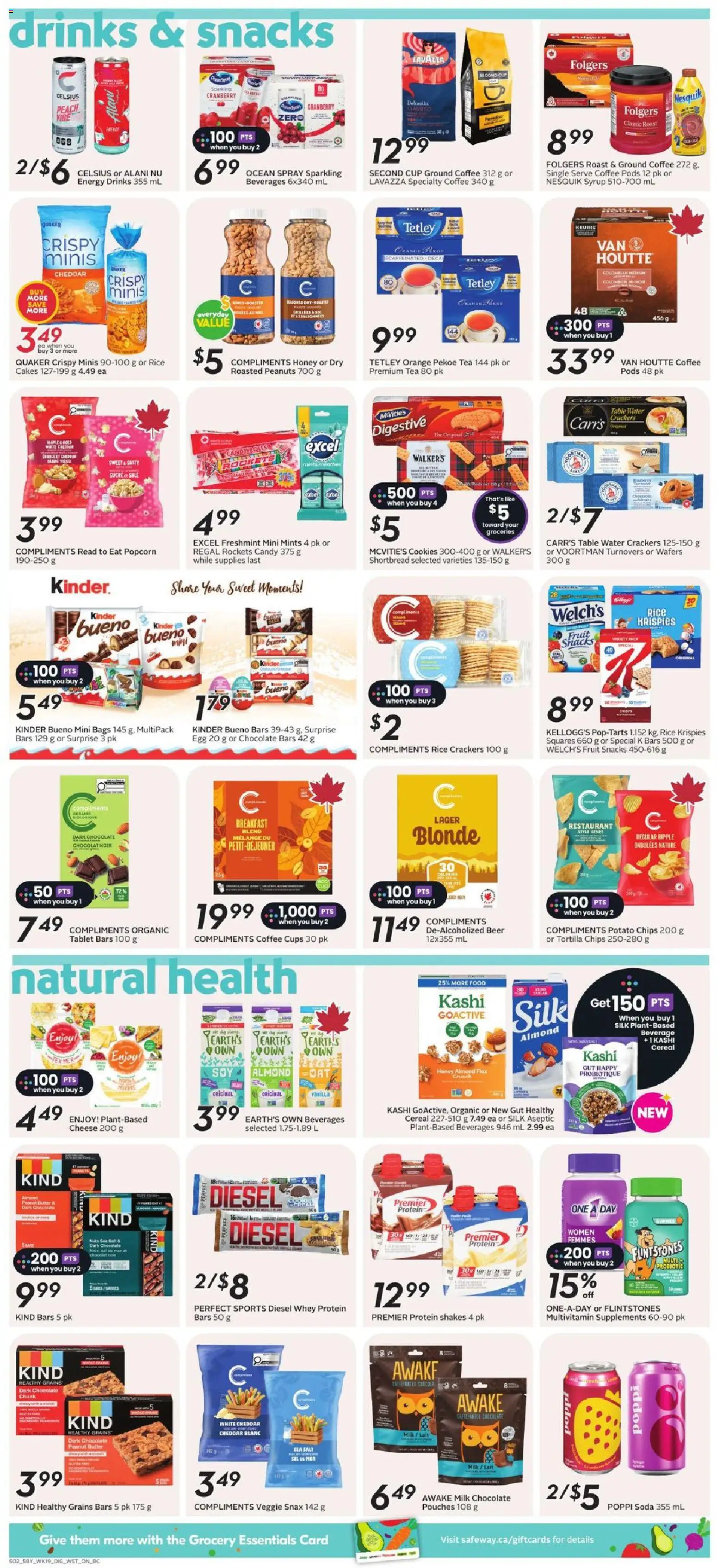 Safeway flyer valid from Sep 3, 2026 | Page: 12 | Products: Tablet, Water, Table, Beer