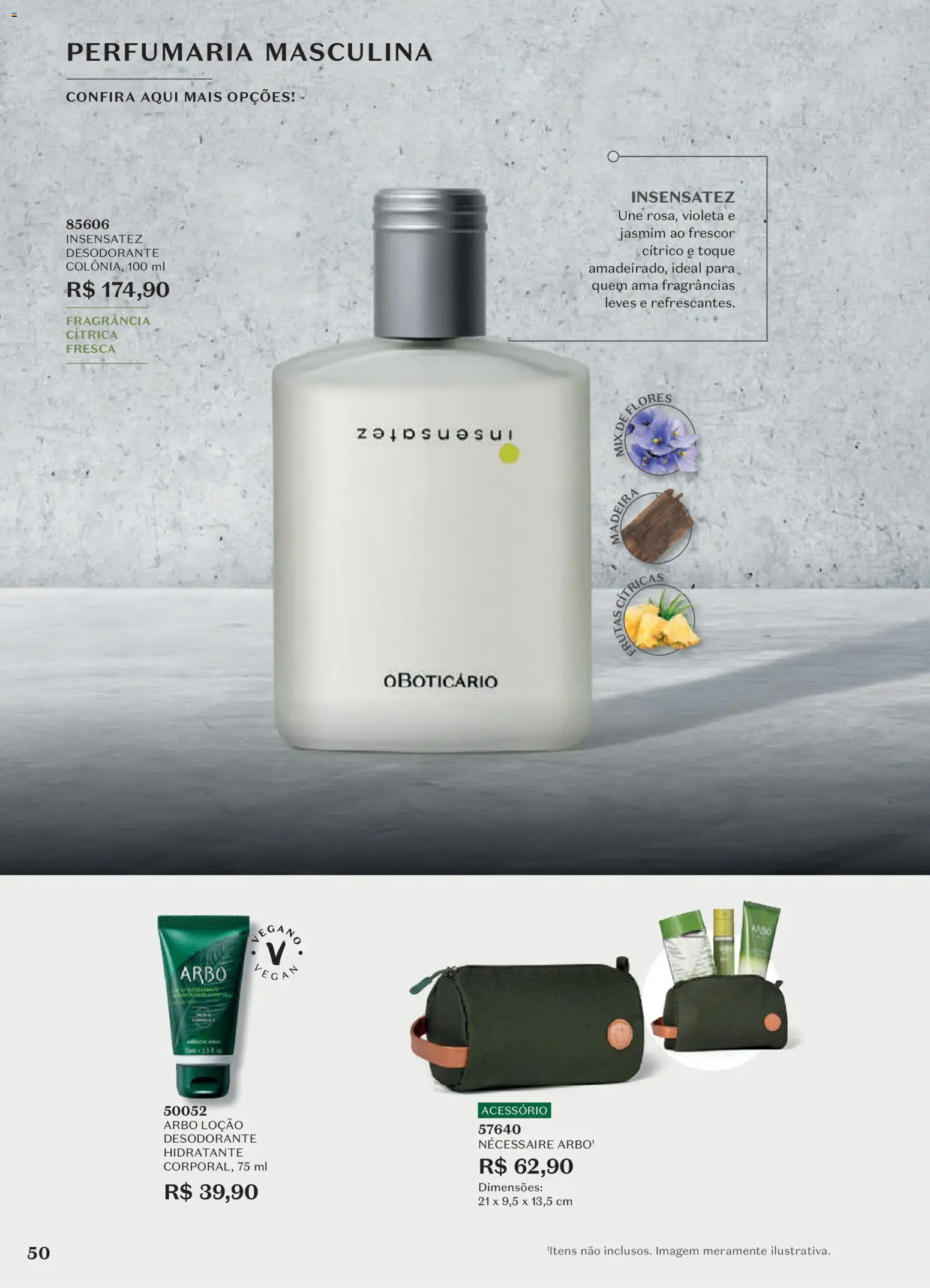 O Boticário Folheto - válido de 20/07/2026 | Página: 52 | Produtos: Fragrância, Desodorante, Necessaire, Flores