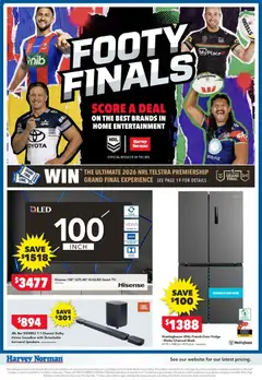 Preview of Harvey Norman Footy Finals - valid from 10/09/2026