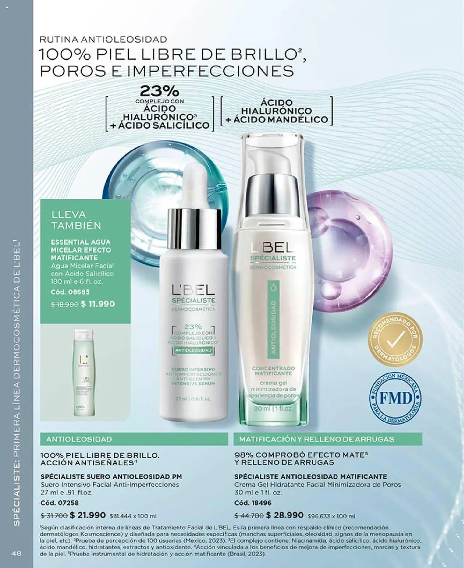 Catálogo L'Bel Campaña 11 │ válido desde el 15.06.2026 | Página: 48 | Productos: Agua, Crema, Serum