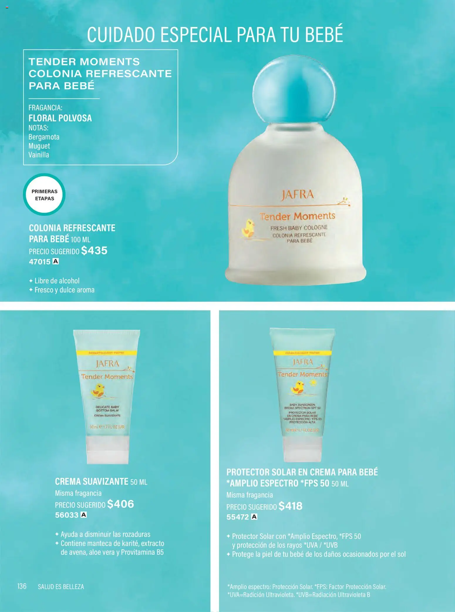 Nuevas ofertas de JAFRA válidas en toda la República Mexicana desde el 01/07/2026. ¡Encuentra las mejores ofertas en JAFRA catálogo Organizador de Ventas! | Página: 136