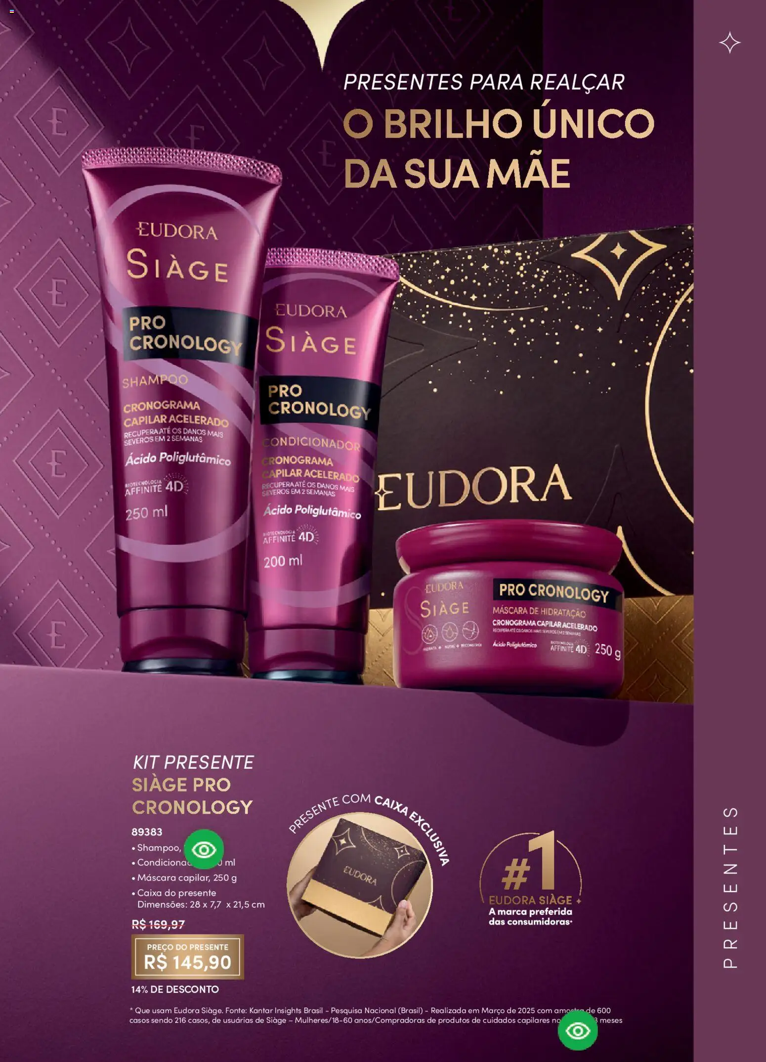 Eudora Folheto - válido de 01.04.2026 | Página: 53 | Produtos: Shampoo, Condicionador, Caixa