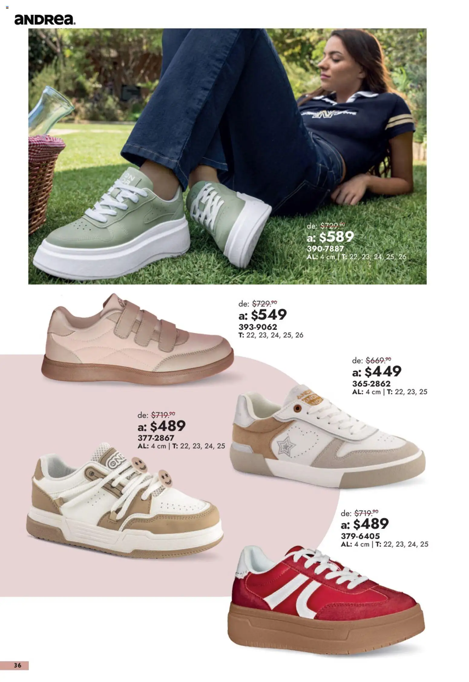 Nuevas ofertas de Andrea válidas en toda la República Mexicana desde el 13/09/2026. ¡Encuentra las mejores ofertas en Andrea catálogo Outlet! | Página: 36