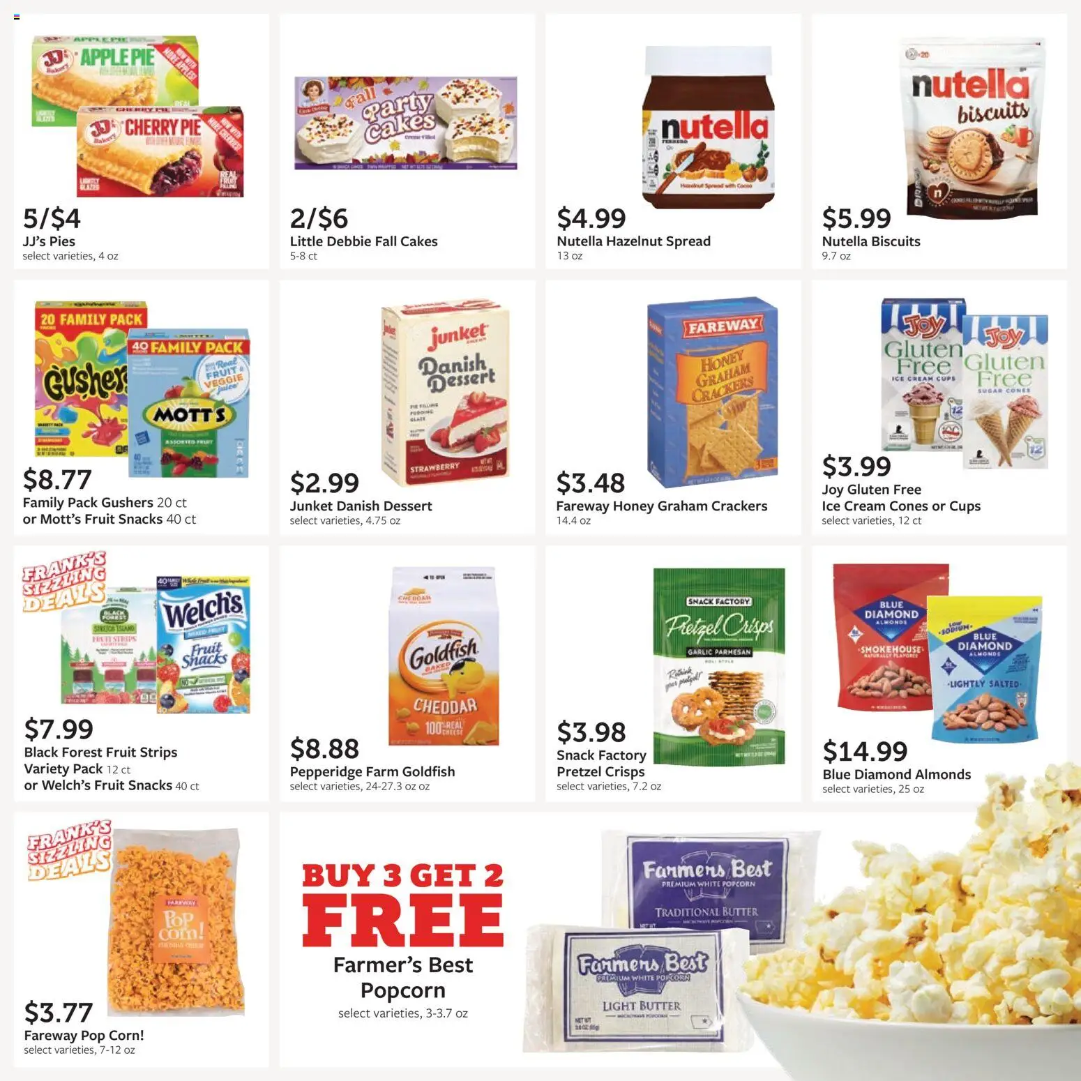 Fareway Monthly Ad - valid from 08/03/2026 | Page: 20 | Products: Butter, Ice cream, Sugar, Garlic