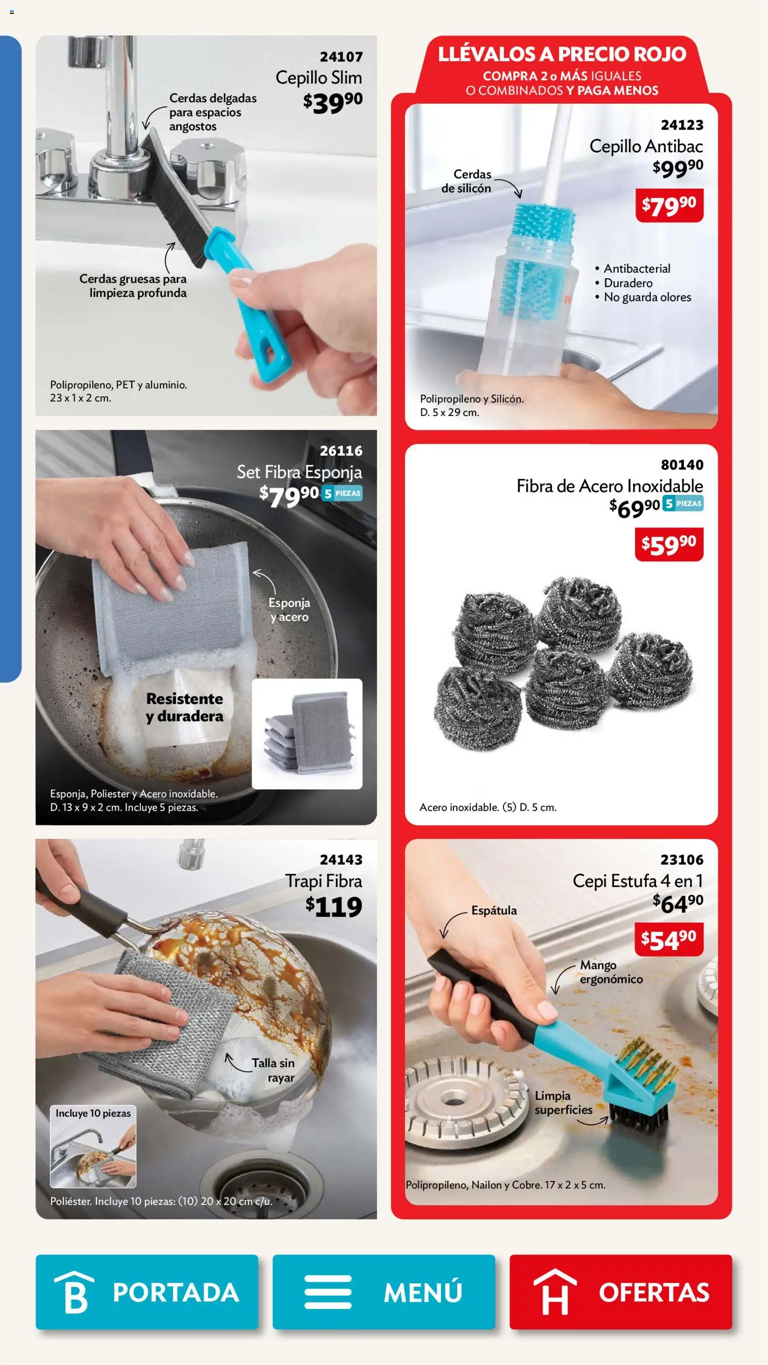 Nuevas ofertas de Betterware válidas en toda la República Mexicana desde el 02/11/2026. ¡Encuentra las mejores ofertas en Betterware campaña 11 2026! | Página: 100