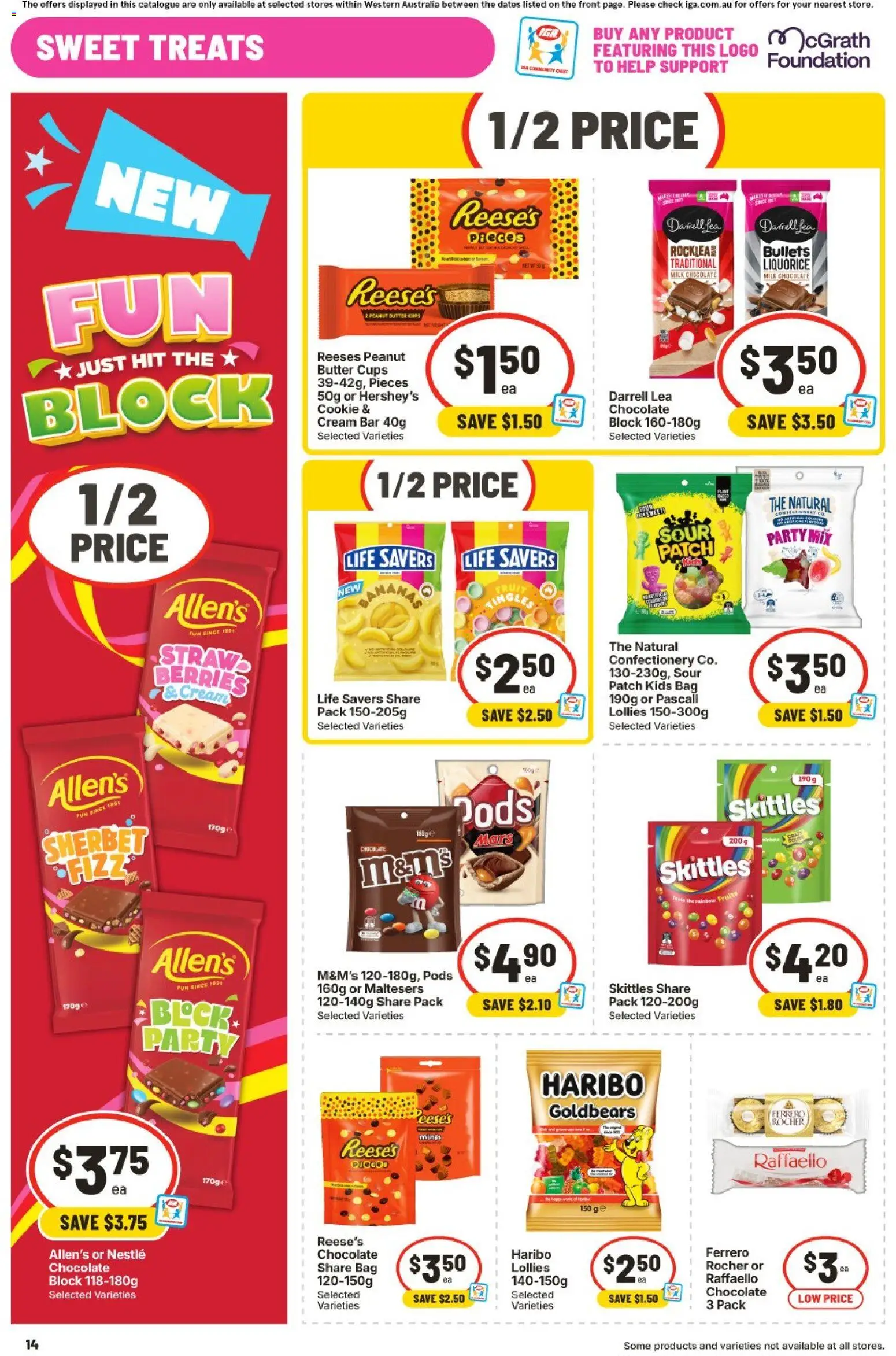 IGA catalogue - valid from 23/09/2026 | Page: 14 | Products: Cups, Butter, Chocolate, Cream