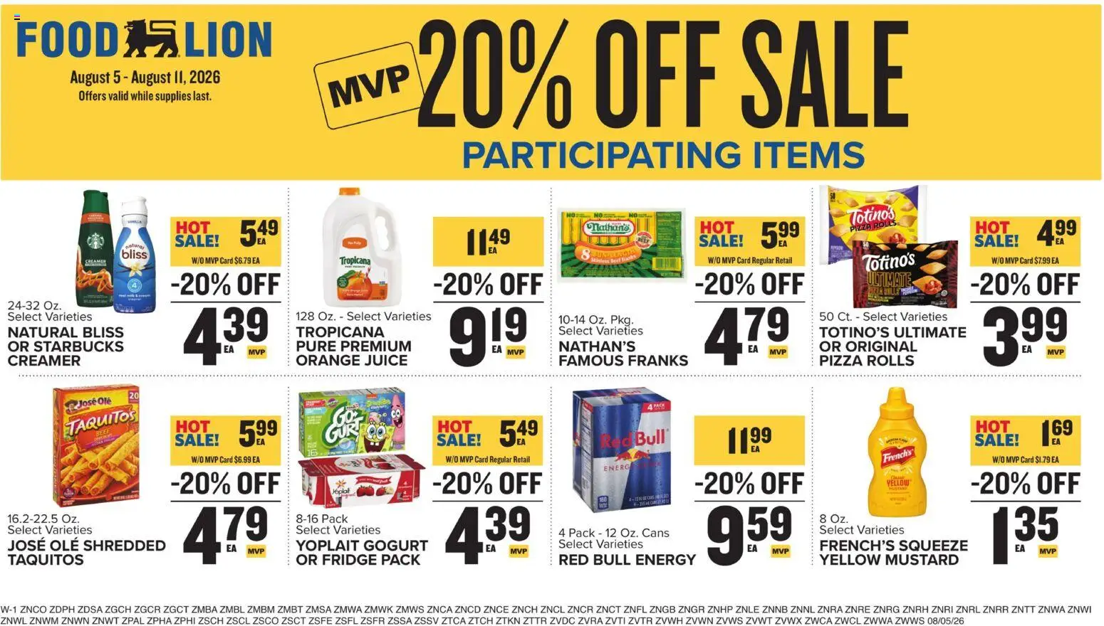 Food Lion Weekly Ad - valid from 08/05/2026 | Page: 12 | Products: Pizza, Juice, Beef