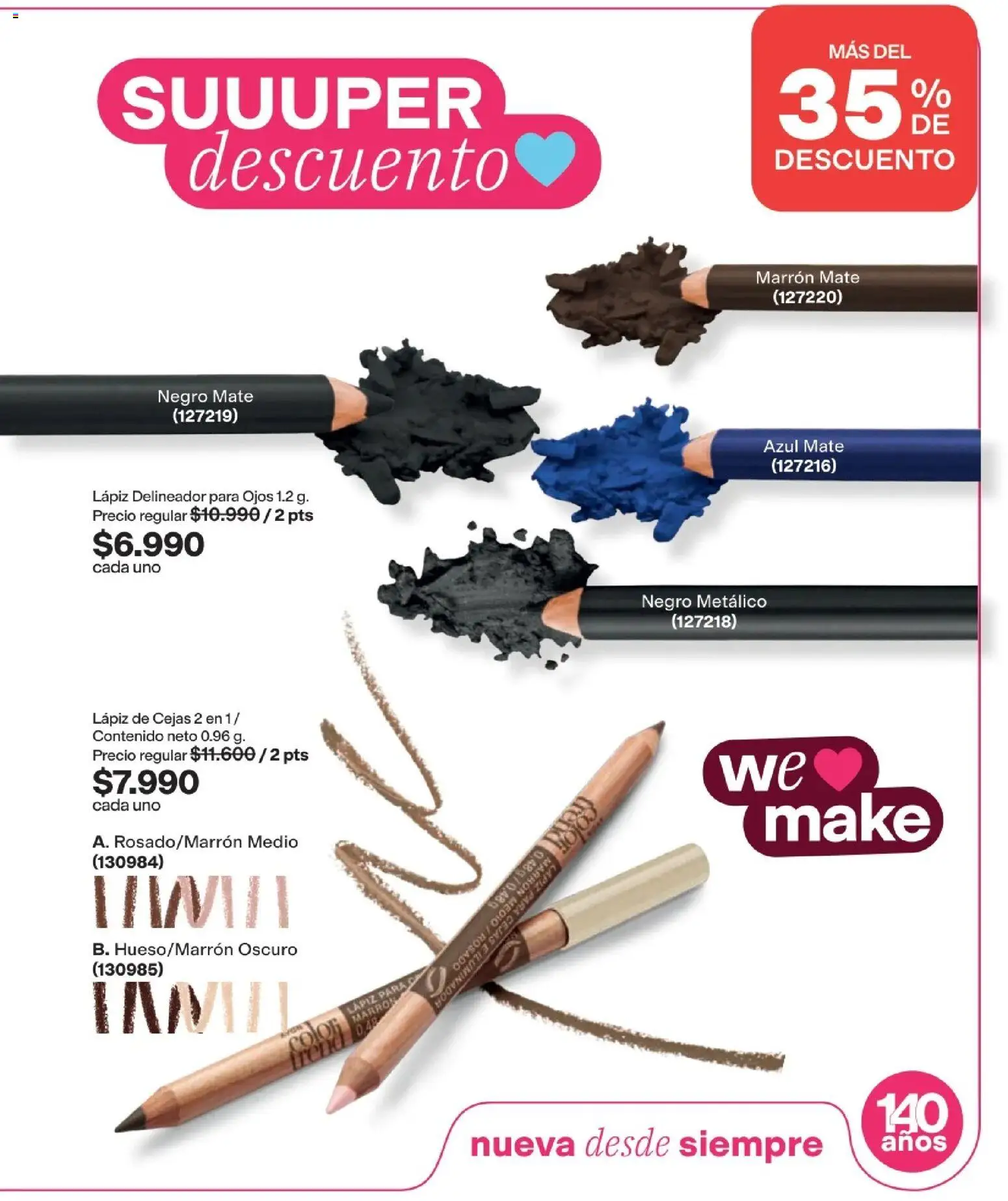 Avon revista - valida desde el 16/08/2026 | Página: 21 | Productos: Lápiz de cejas, Delineador