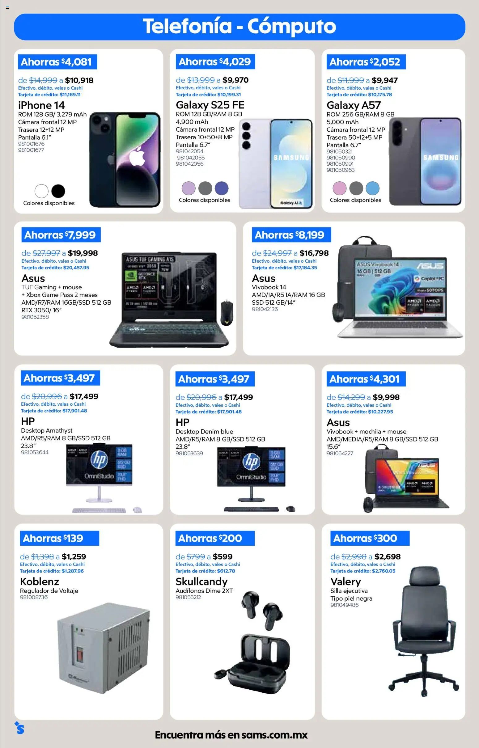 Nuevas ofertas de Sam's Club válidas en toda la República Mexicana desde el 01/10/2026. ¡Encuentra las mejores ofertas en Sam's Club catálogo! | Página: 24