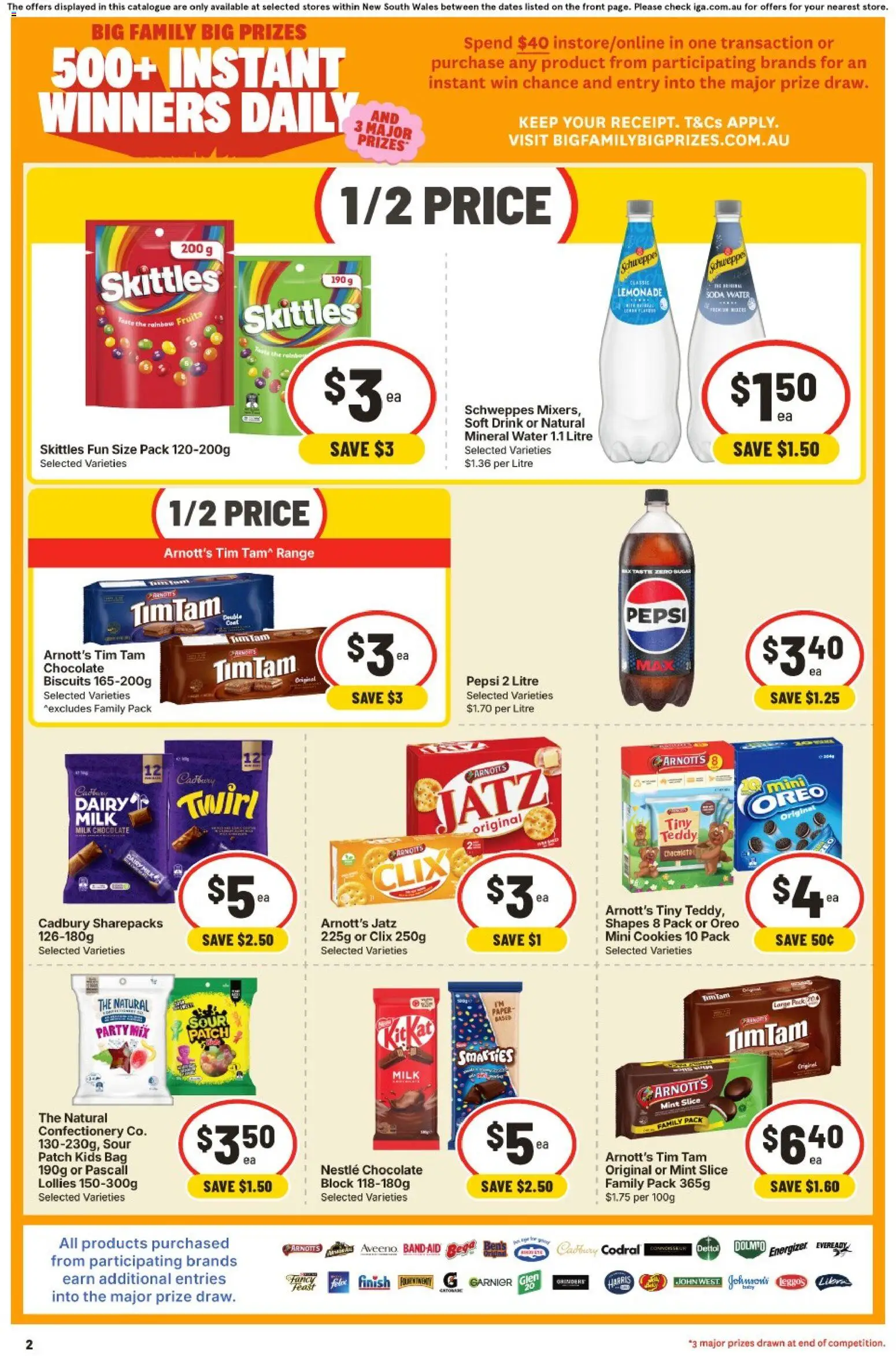 IGA catalogue - valid from 15/07/2026 | Page: 2 | Products: Toilet, Powder, Nappies, Vitamin