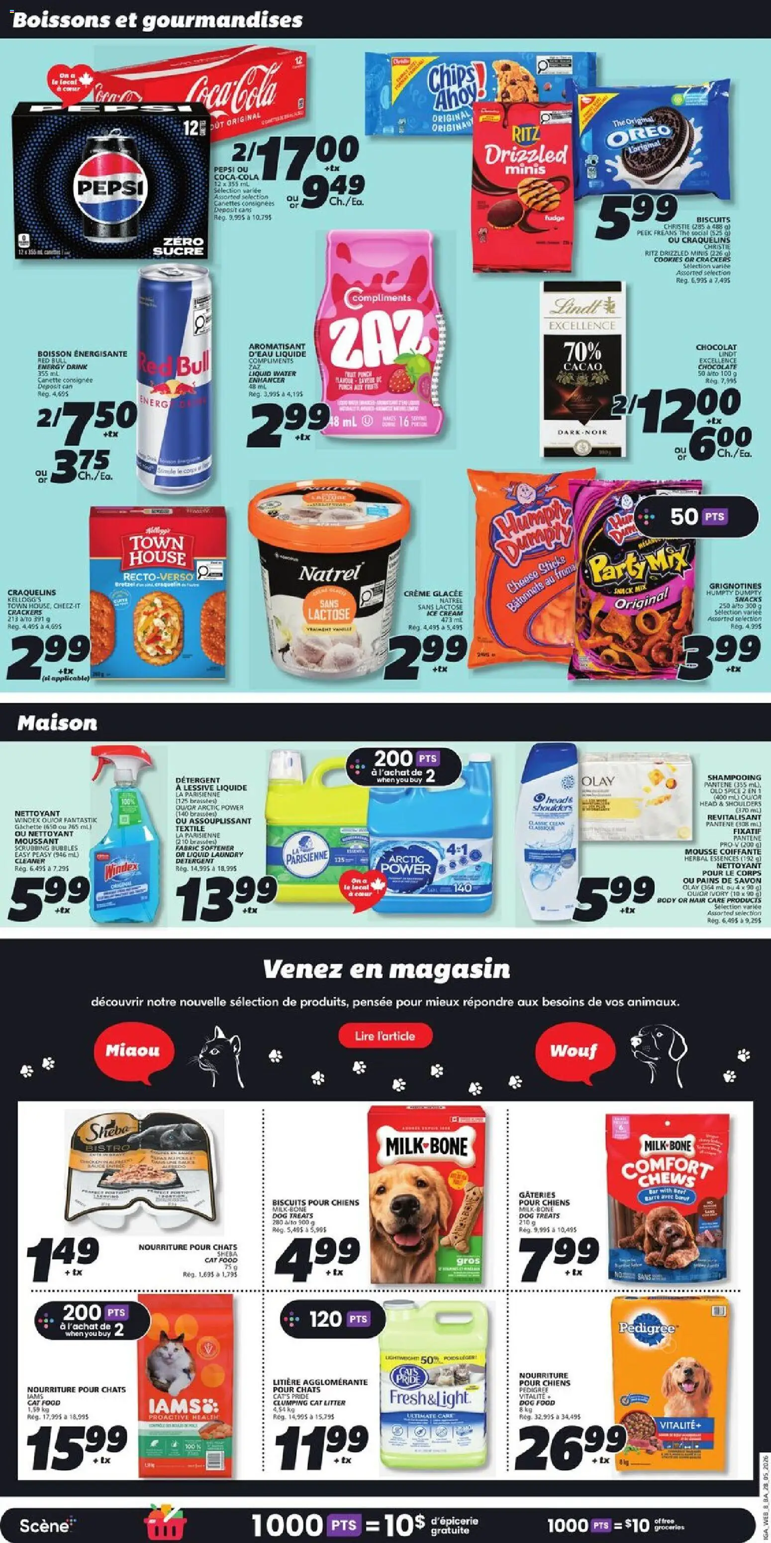 IGA flyer valid from 28.05.2026 | Page: 11 | Products: Chips, Cream, Cookies, Fabric softener