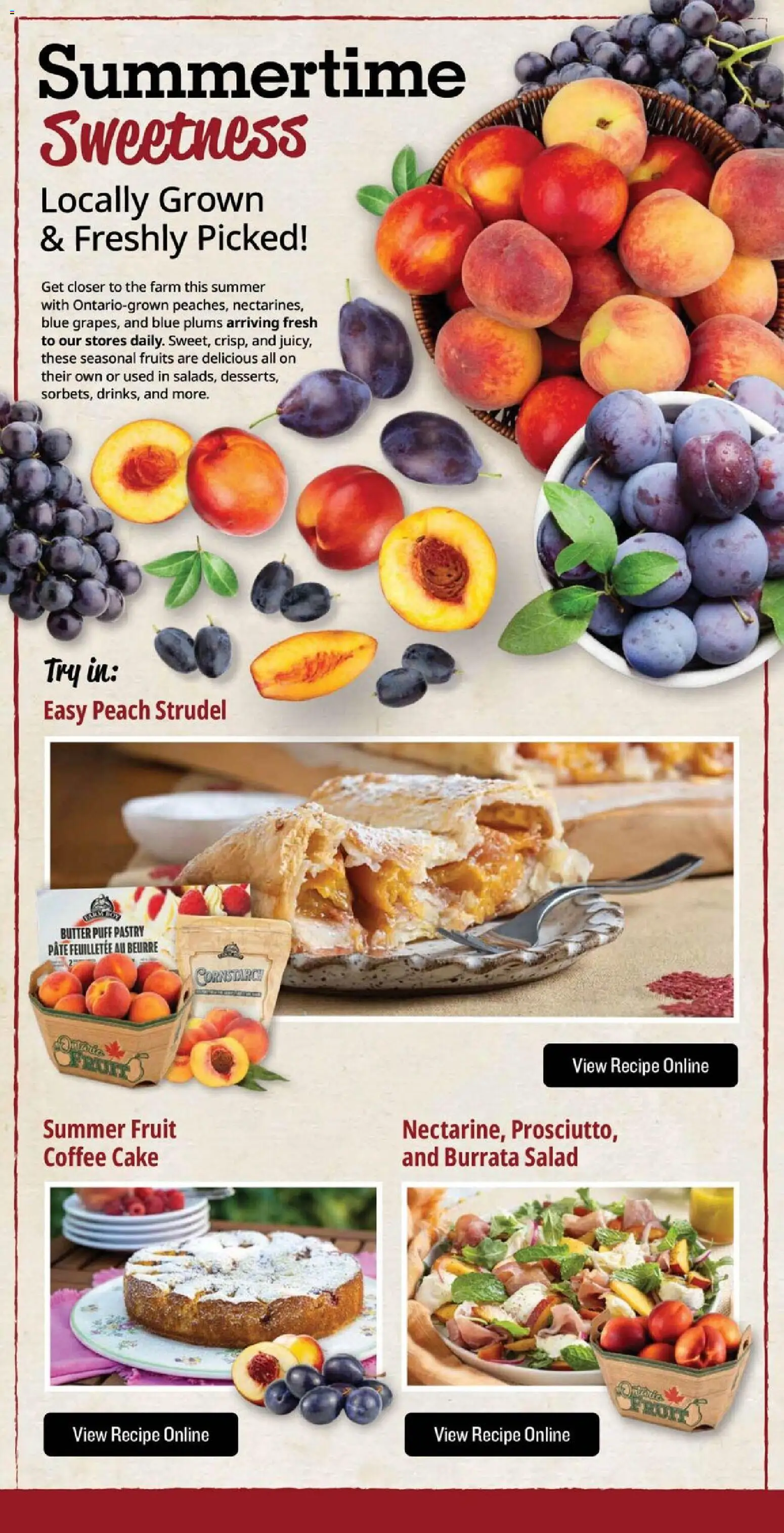 Farm Boy flyer valid from Sep 3, 2026 | Page: 8 | Products: Salad, Sweetness, Pastry, Coffee