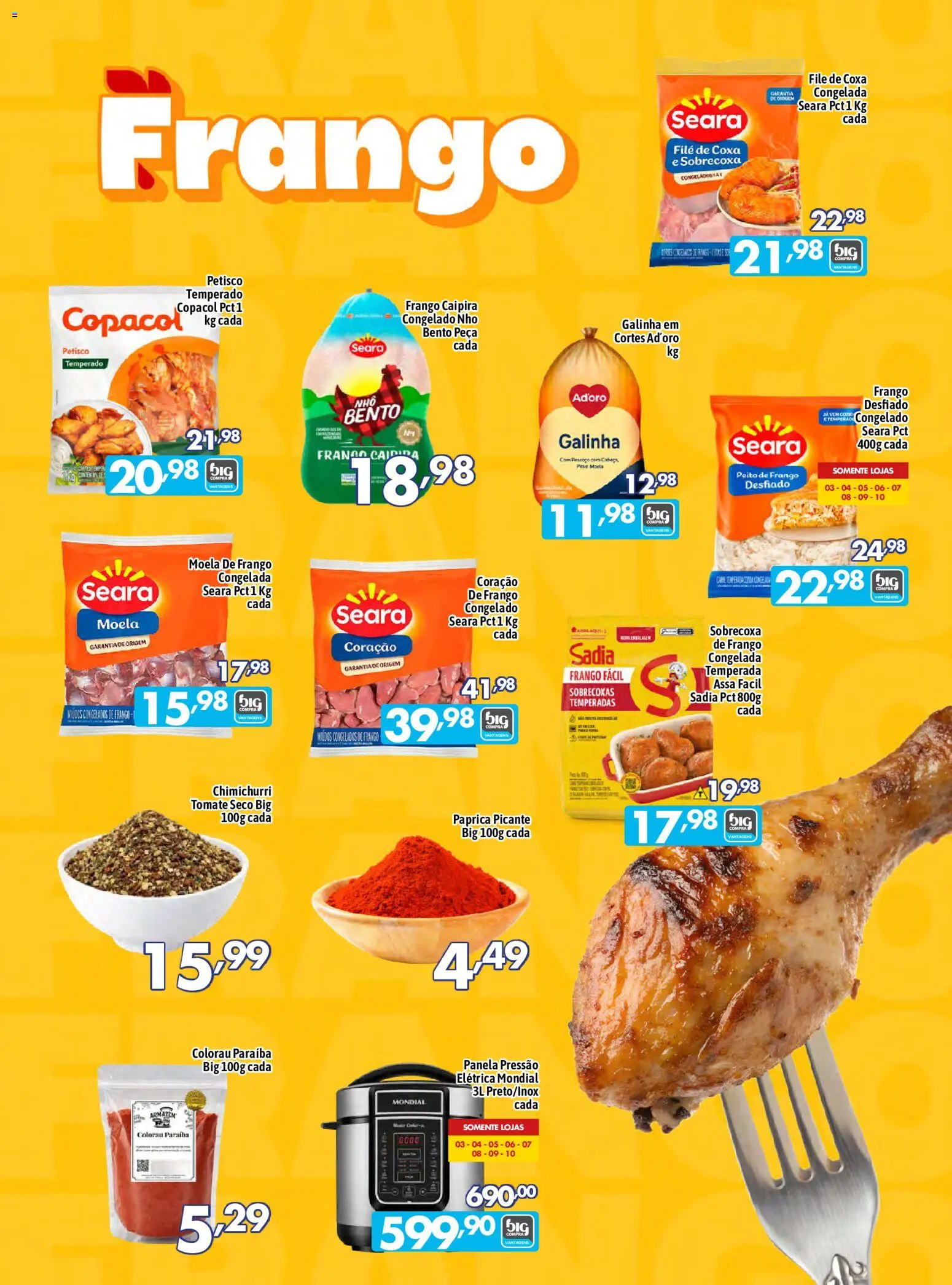 Big Compra Folheto - válido de 05/09/2026 | Página: 11 | Produtos: Tomate, Panela, Coração de frango, Peito de frango