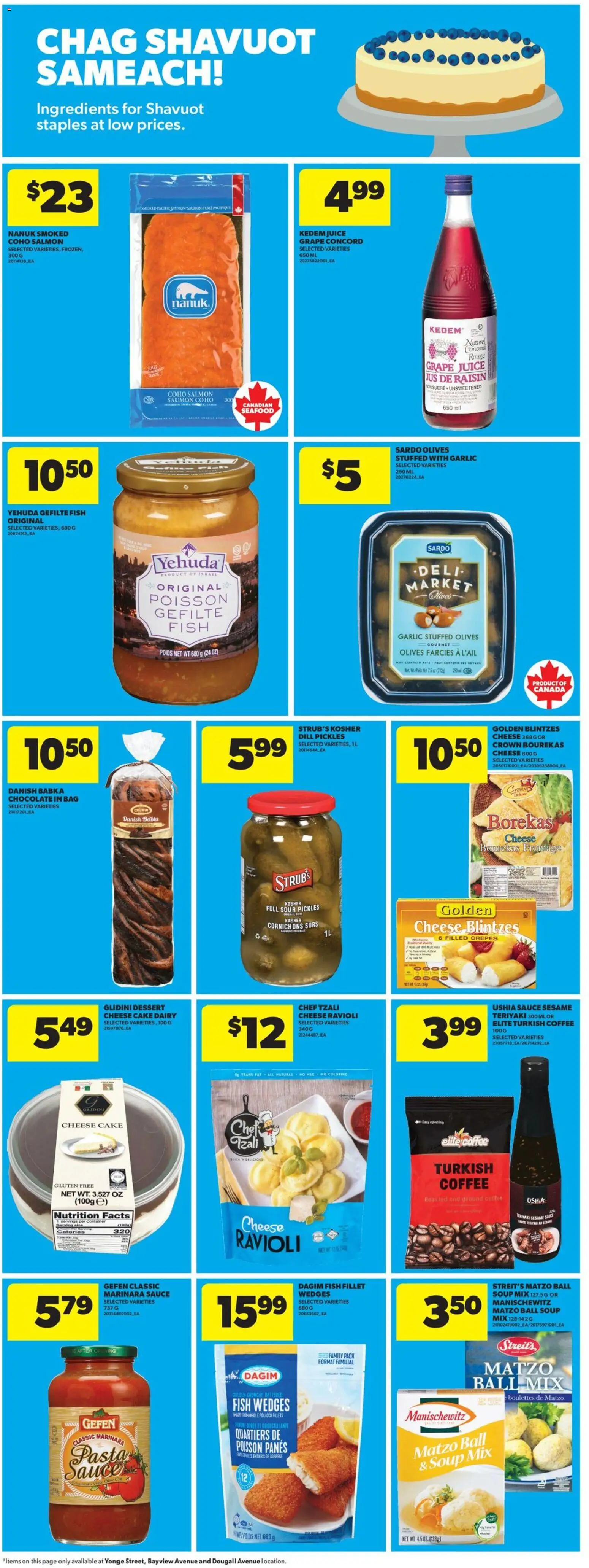 Real Canadian Superstore flyer valid from 07.05.2026 | Page: 37 | Products: Pasta, Coffee, Chocolate, Juice