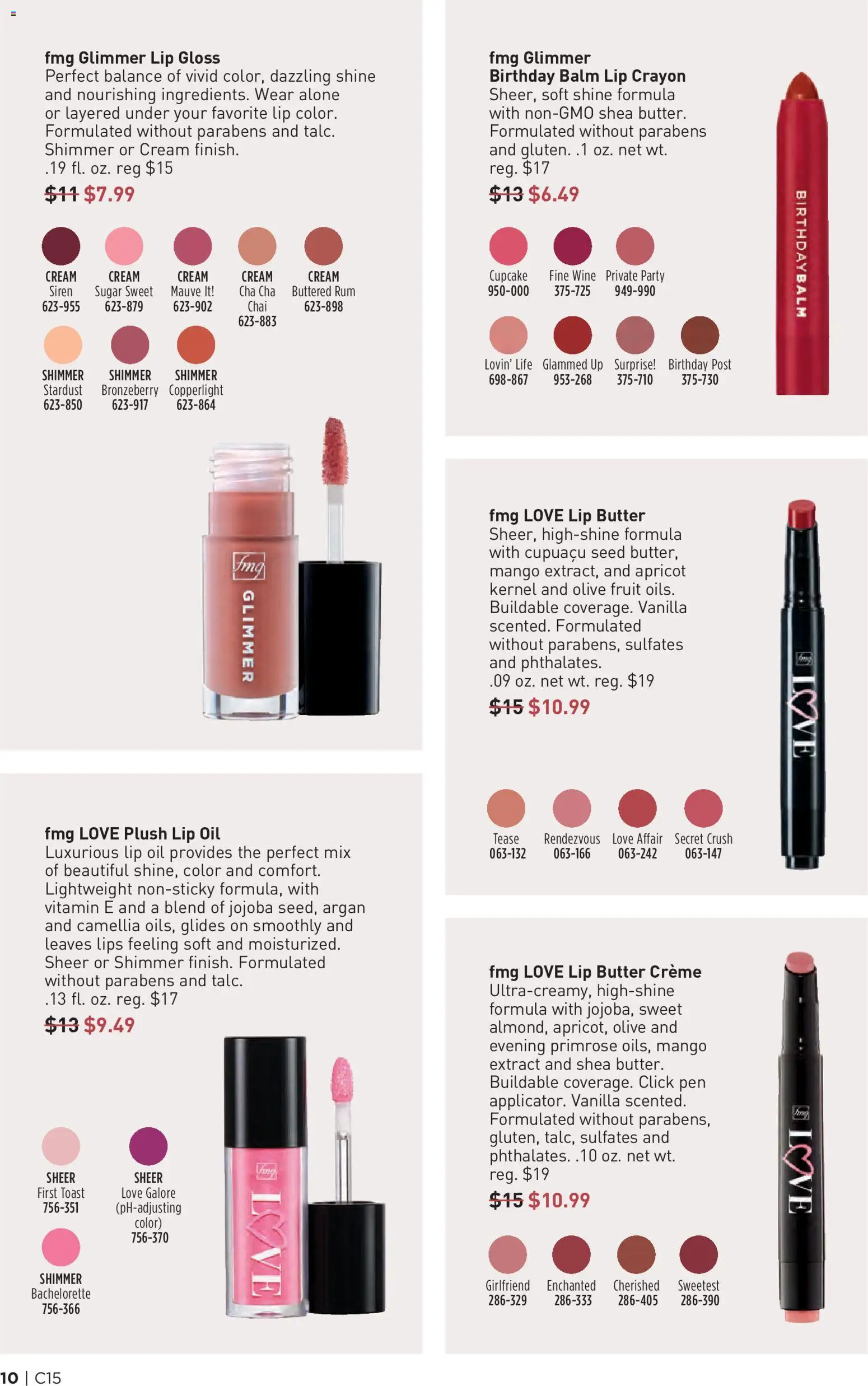 Avon Brochure - valid from 07/15/2026 | Page: 10 | Products: Butter, Oil, Cream, Cupcake