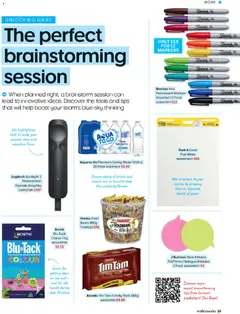 Preview of Officeworks Magazine - valid from 27/08/2026 | Page: 35 | Products: Drinks, Snacks, Water, Tools