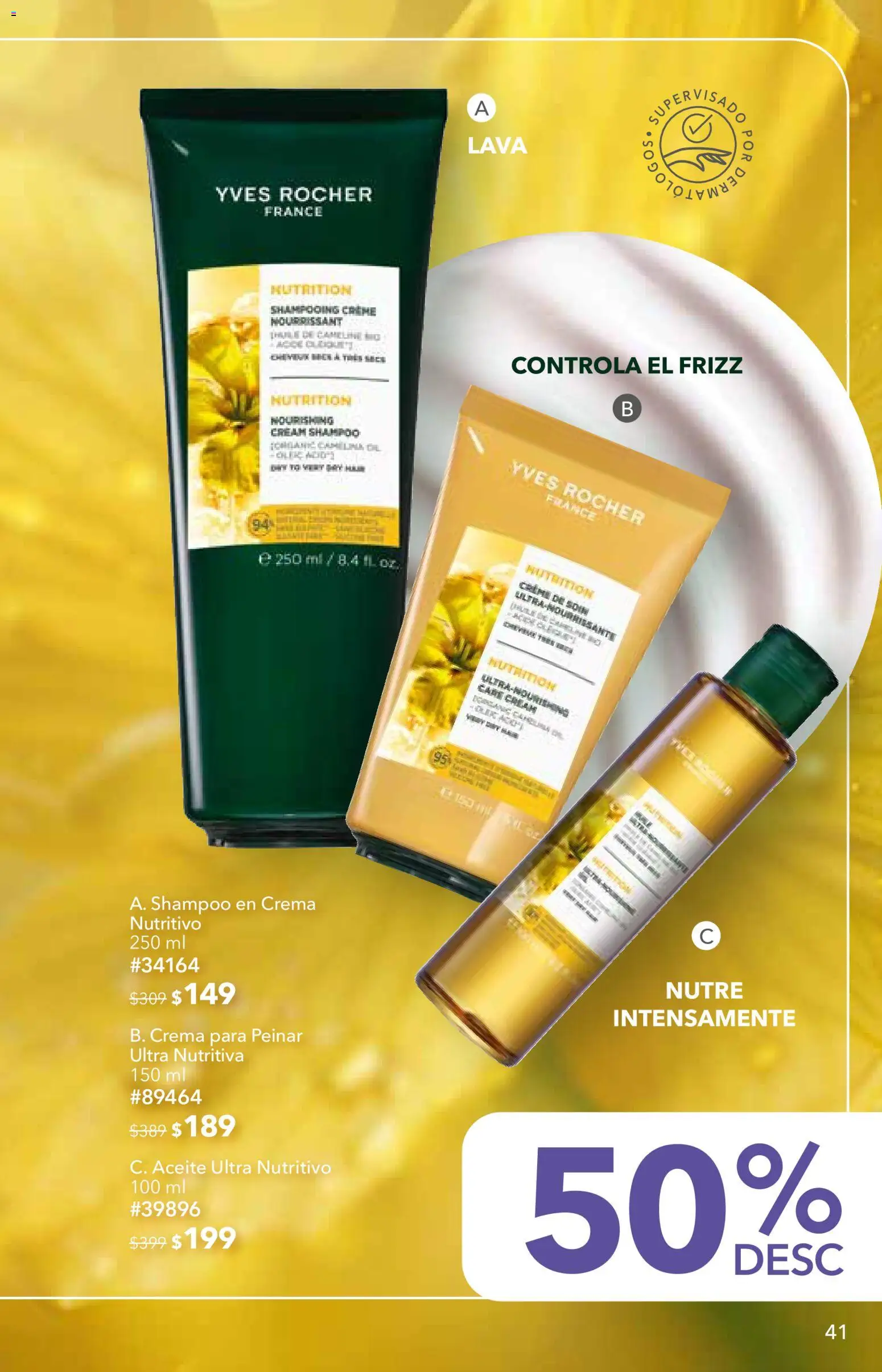 Nuevas ofertas de Yves Rocher válidas en toda la República Mexicana desde el 02/06/2026. ¡Encuentra las mejores ofertas en Yves Rocher campaña 8 2026! | Página: 41 | Productos: Crema, Aceite