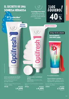 Oriflame Catálogo válido desde el 09.05.2026 | Página: 115 | Productos: Frutilla, Pasta