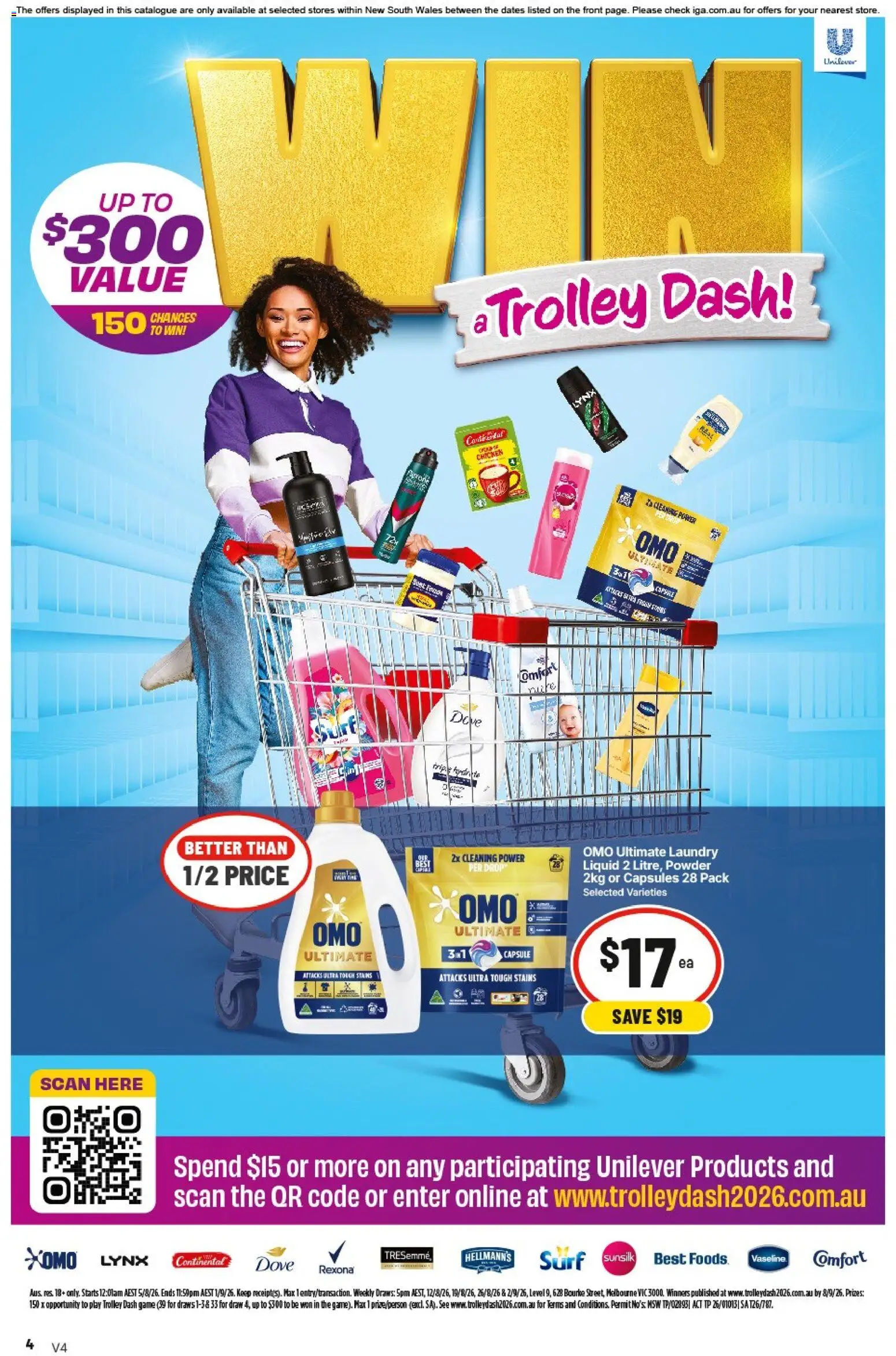 IGA catalogue - valid from 26/08/2026 | Page: 4 | Products: Chicken, Trolley, Capsules, Game